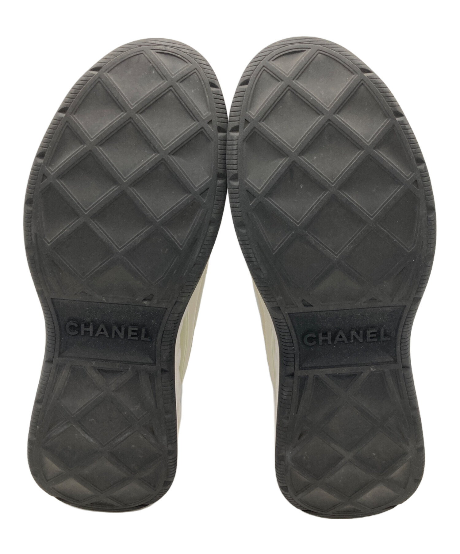 中古・古着通販】CHANEL (シャネル) ココマークファブリックスニーカー