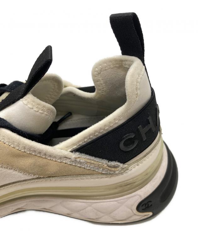 CHANEL シャネル　G35618 レースアップ　スニーカー　ココマーク　41 CHANEL シャネル G35618 レースアップ スニーカー ココマーク 41