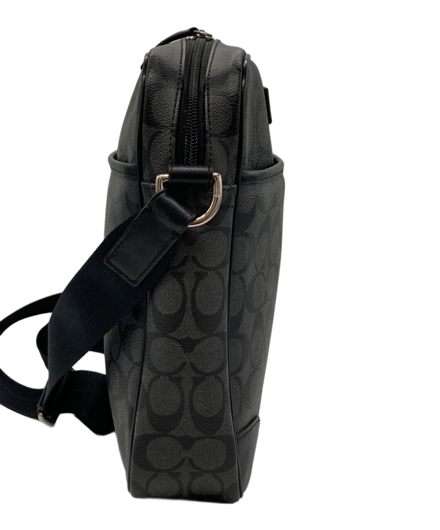 コーチ　ショルダーバッグ　未使用品 中古・古着通販】COACH (コーチ) シグネチャーショルダーバッグ