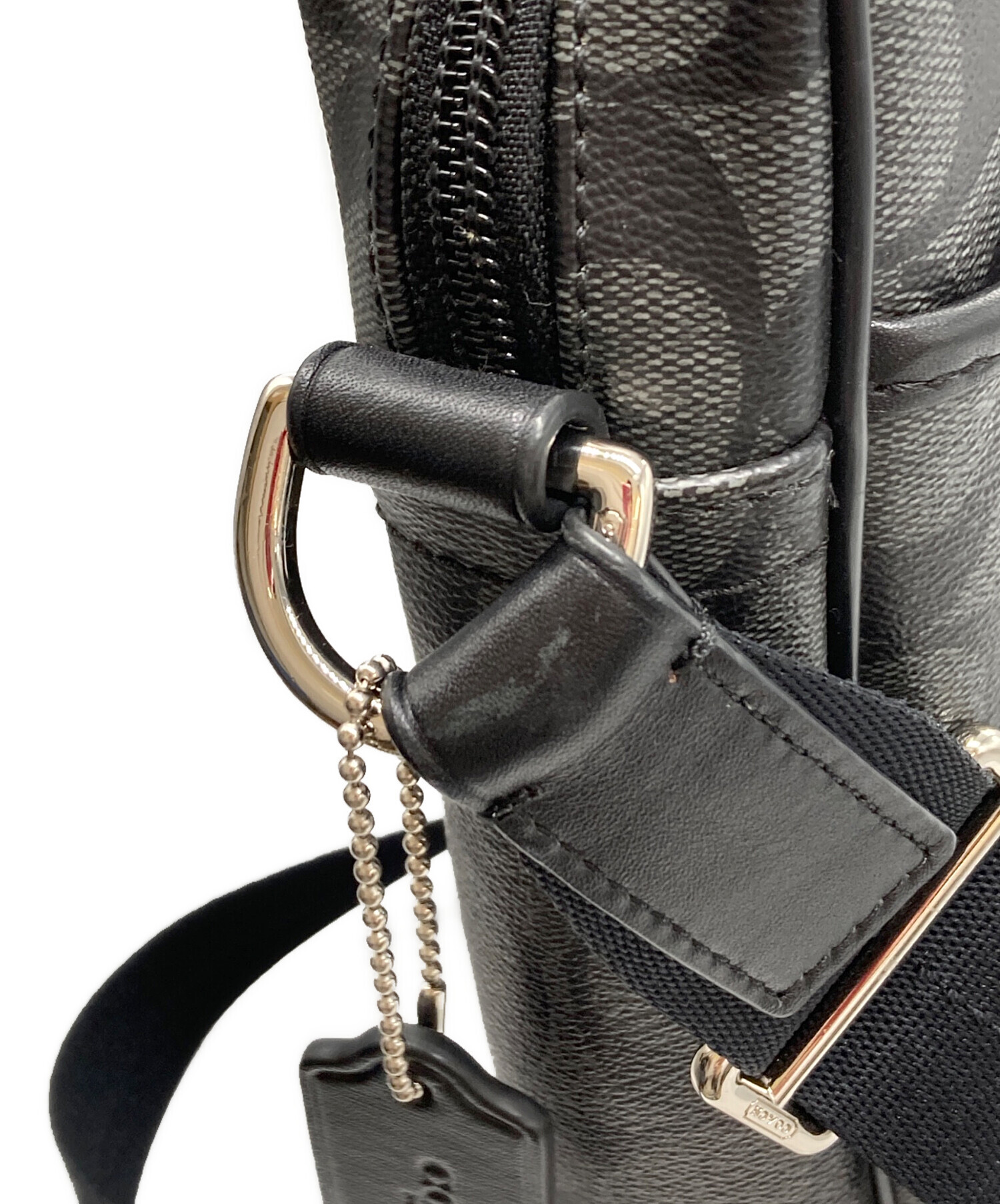 コーチ　ショルダーバッグ　未使用品 中古・古着通販】COACH (コーチ) シグネチャーショルダーバッグ