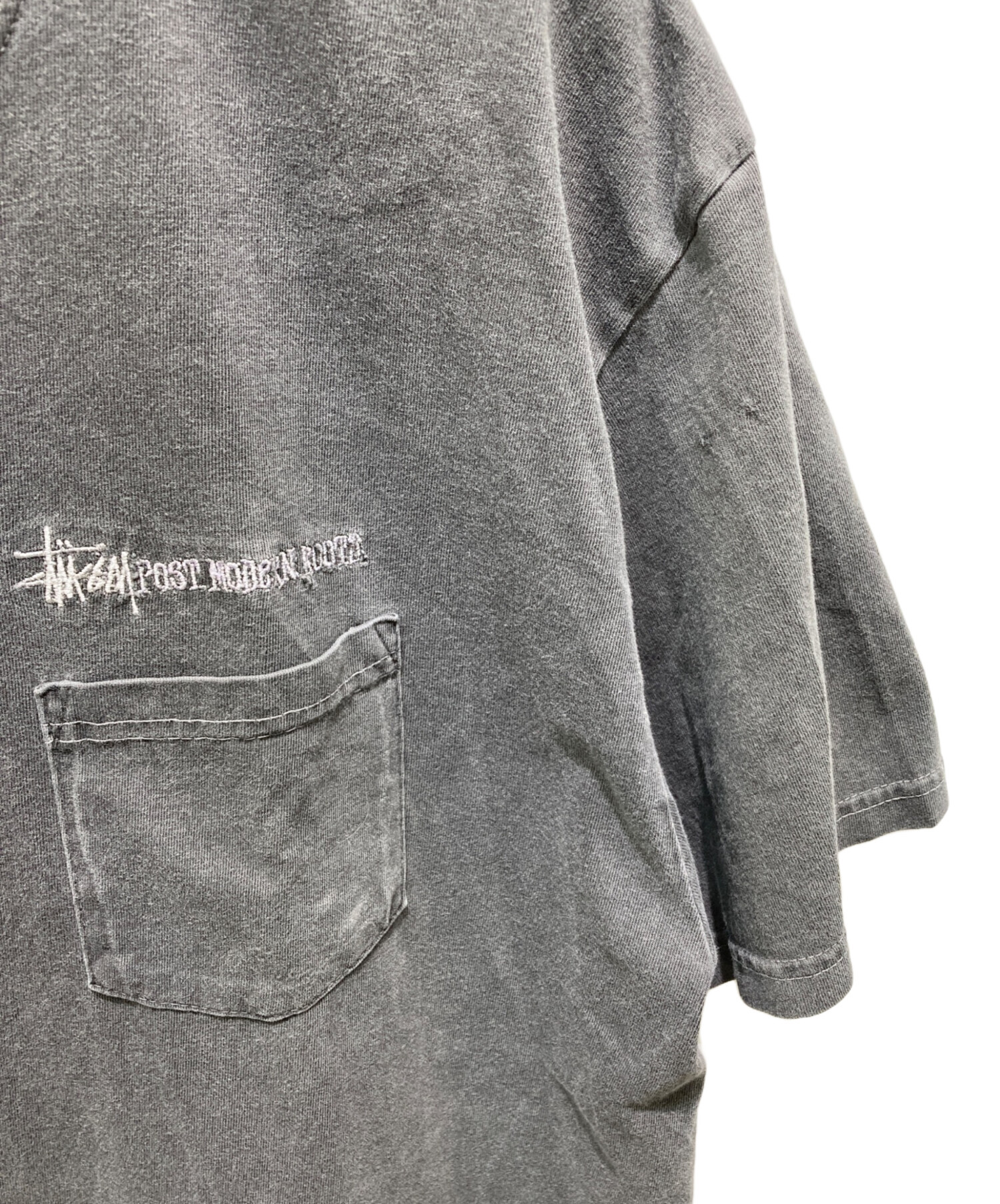 Stüssy グレー Tシャツ Lサイズ STUSSY（ステューシー）Tシャツ・カットソー グレー サイズ:XL メンズ