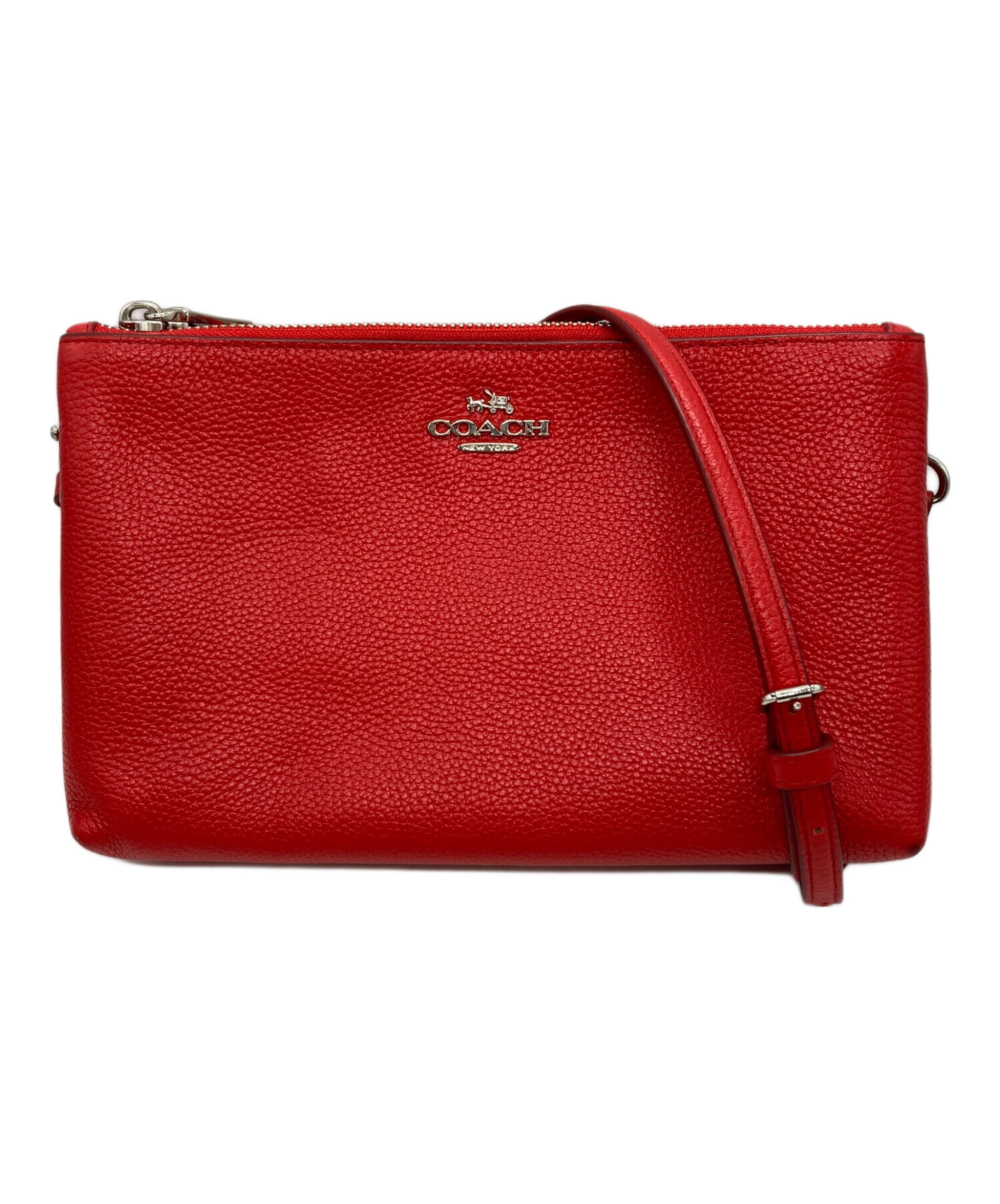 中古・古着通販】COACH (コーチ) 2WAYバッグ F38273 レッド｜ブランド