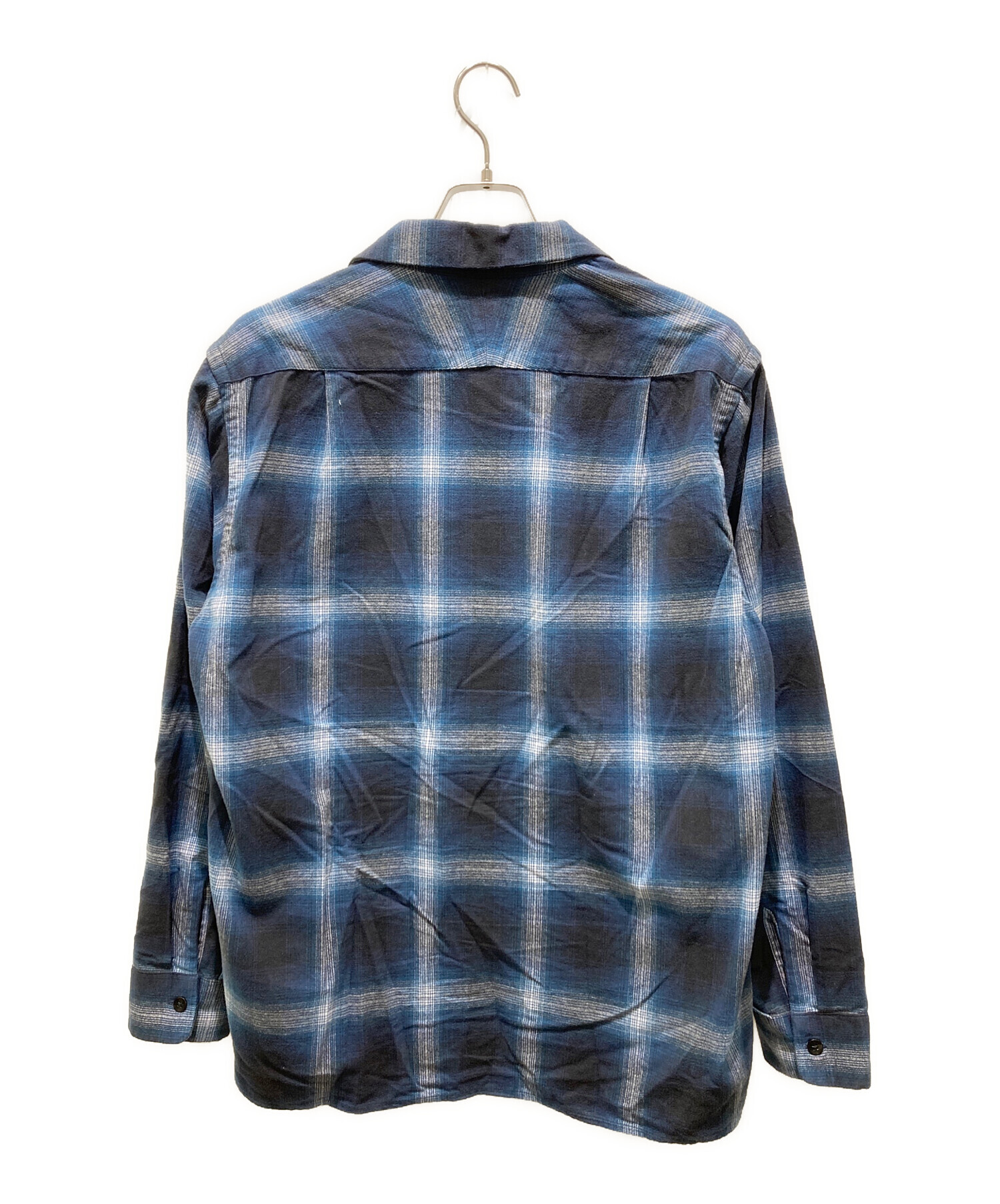 中古・古着通販】PENDLETON (ペンドルトン) Open Collar Shirt ブルー