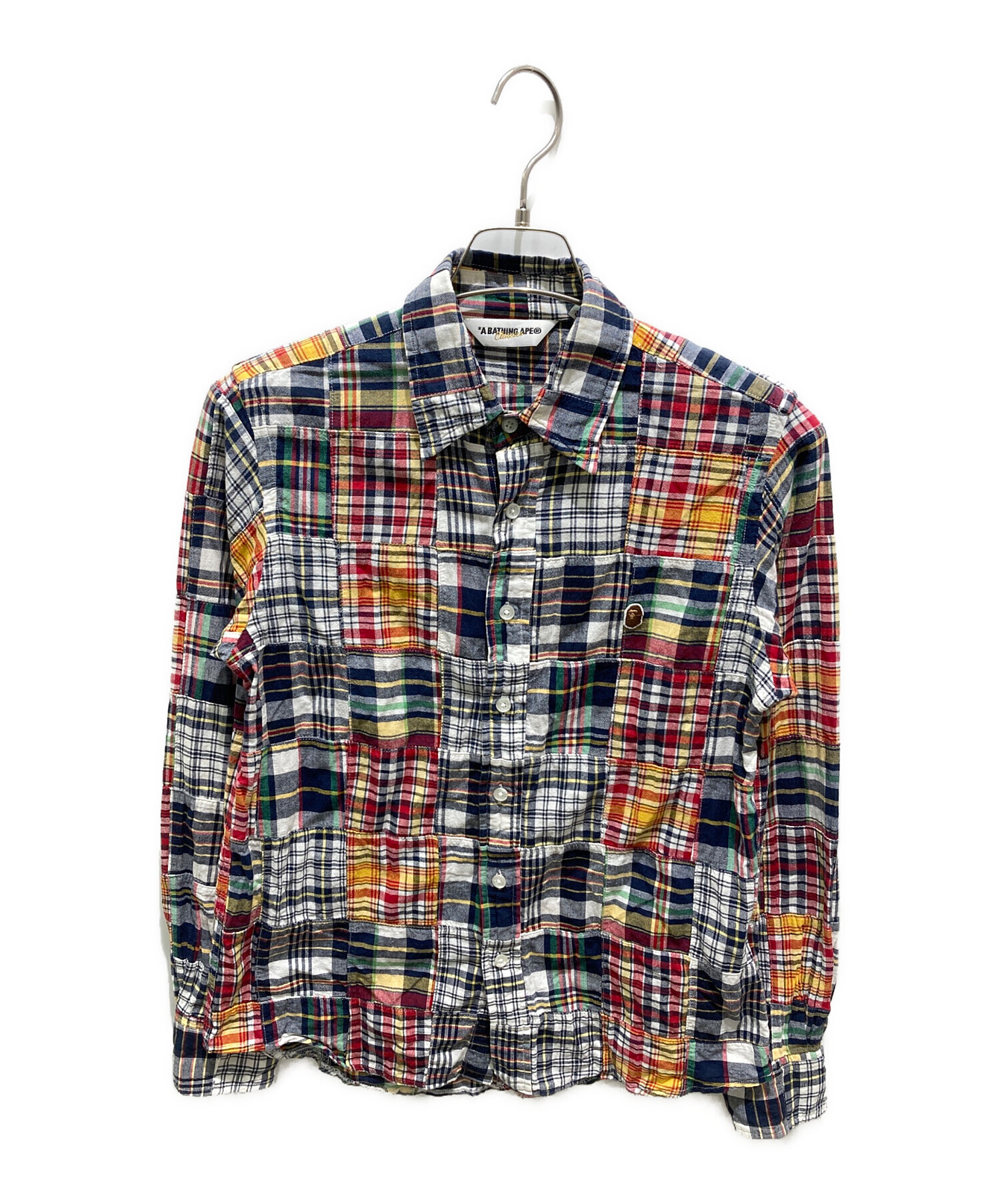美品FAT VETANICAL 総柄　シャツビッグシルエットツリー柄カバーオール 美品FAT VETANICAL 総柄 シャツビッグシルエットツリー柄カバーオール