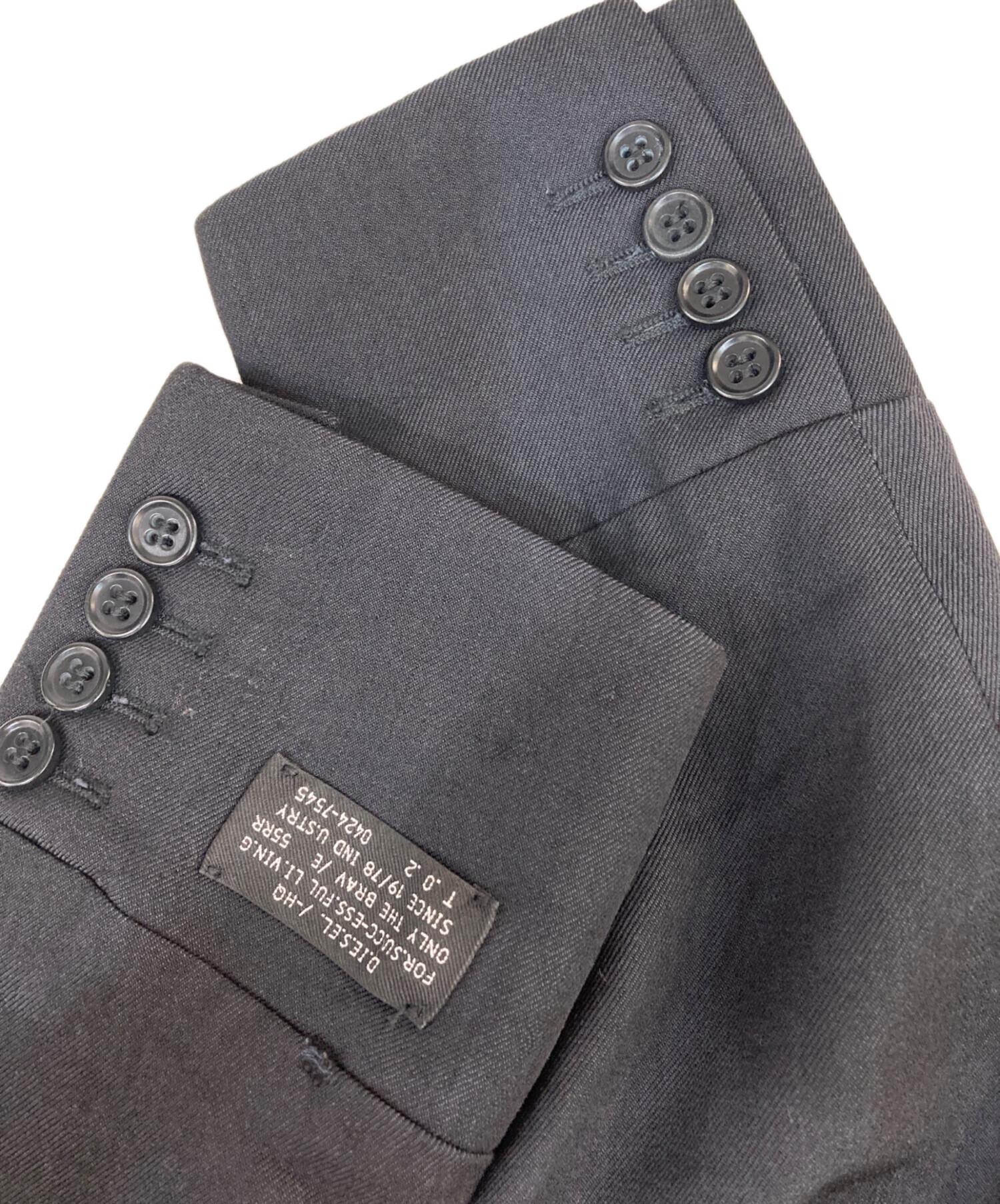 中古・古着通販】DIESEL (ディーゼル) ヴィンテージ加工テーラード 