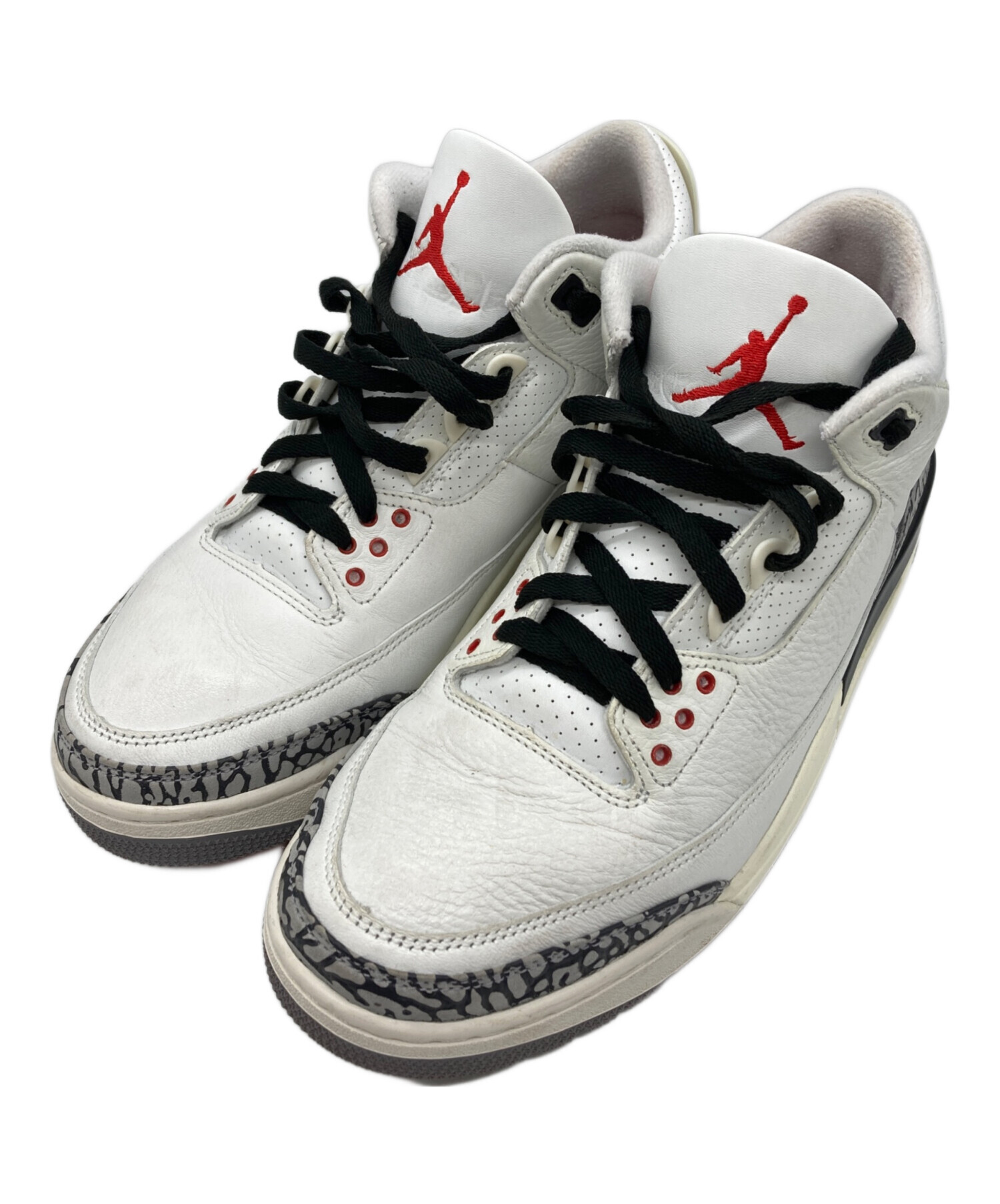 中古・古着通販】NIKE (ナイキ) Air Jordan 3 Retro ホワイト サイズ 