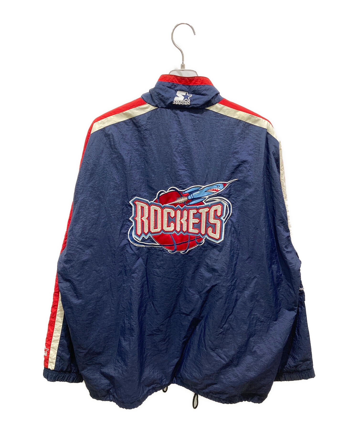 中古・古着通販】STARTER (スターター) ナイロンジャケット ネイビー