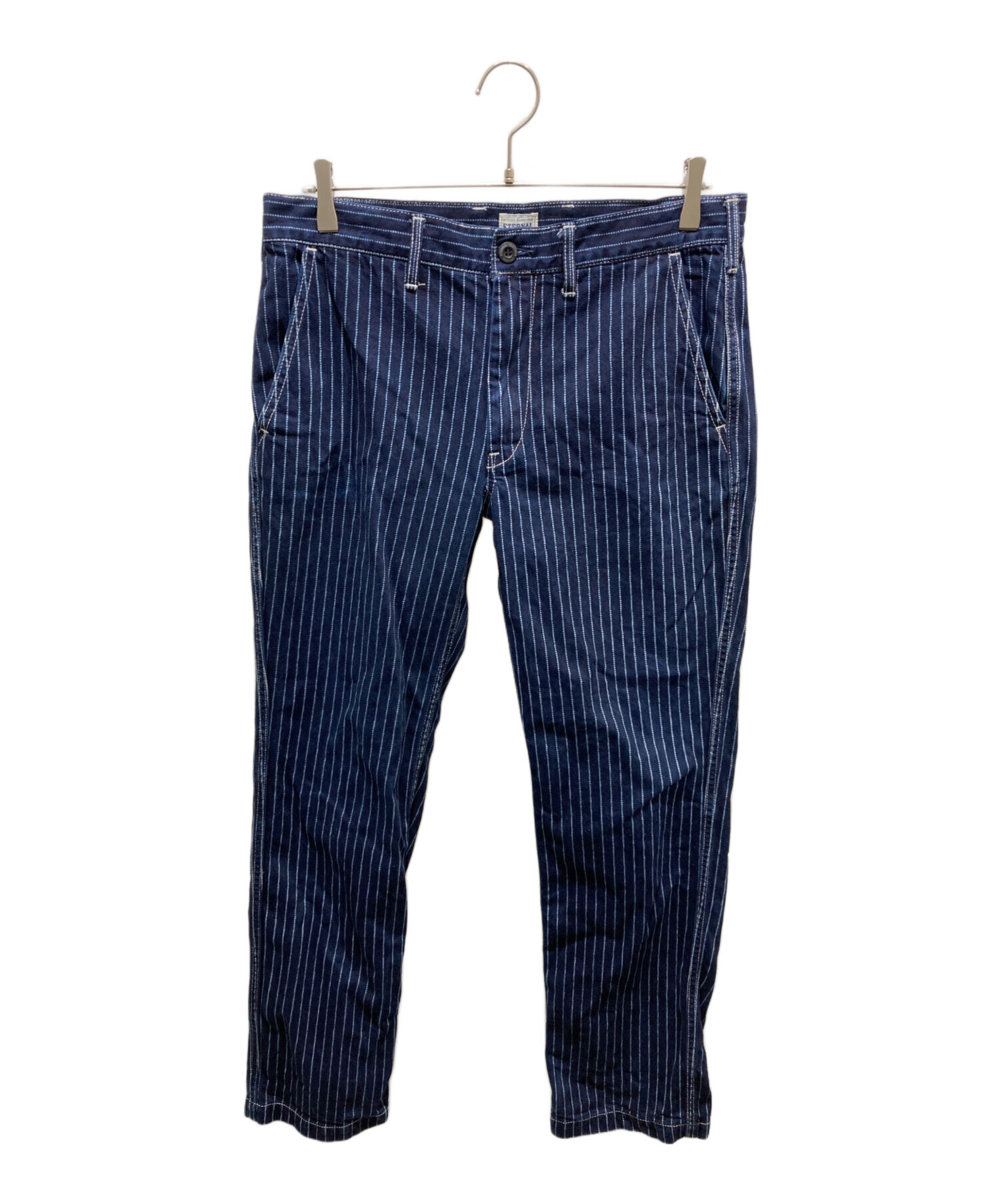 ETERNAL ウォバッシュ ストライプ トラウザーパンツ 日本製