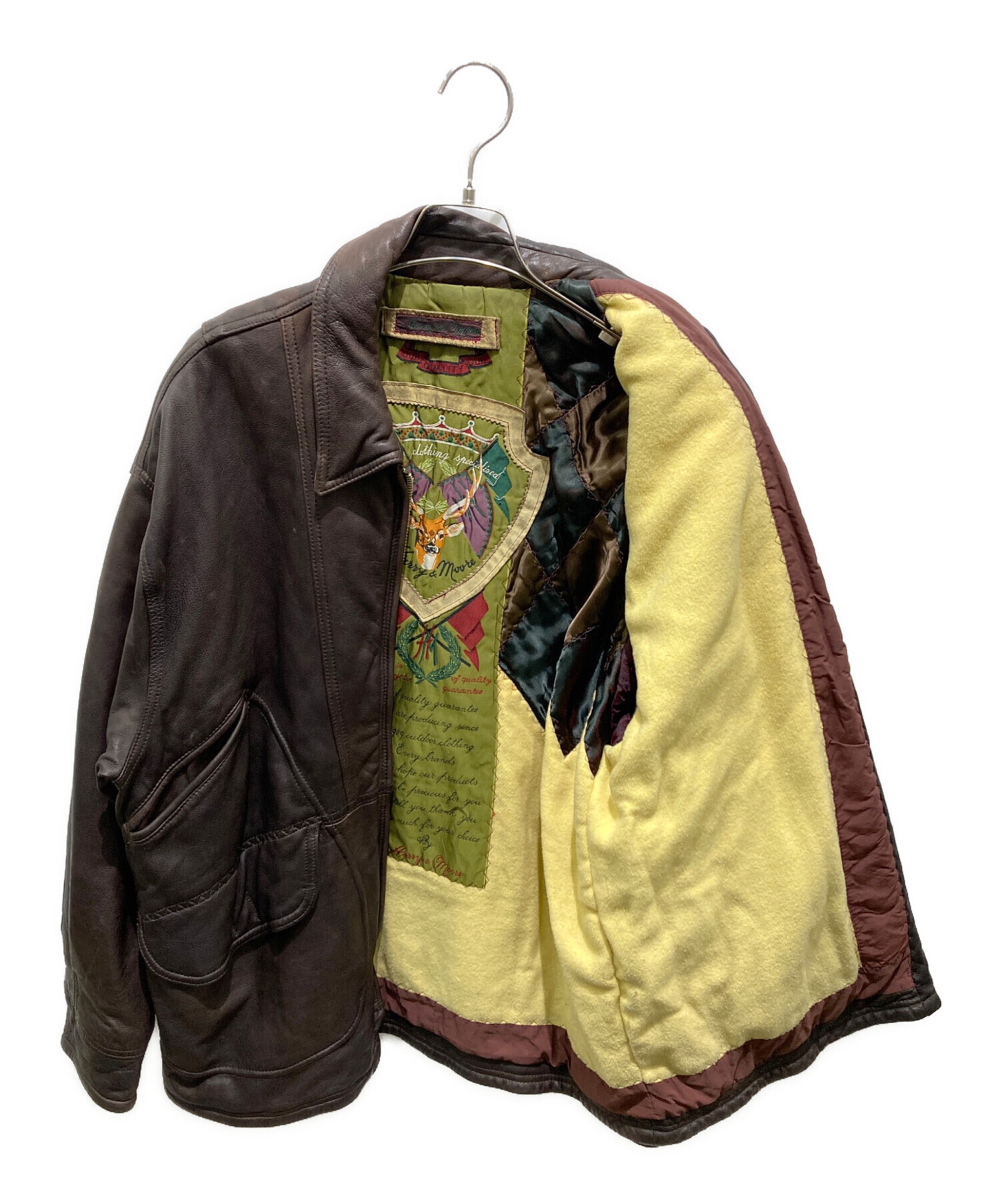 中古・古着通販】HARRY&MOORE (ハリー＆ムーア) レザージャケット