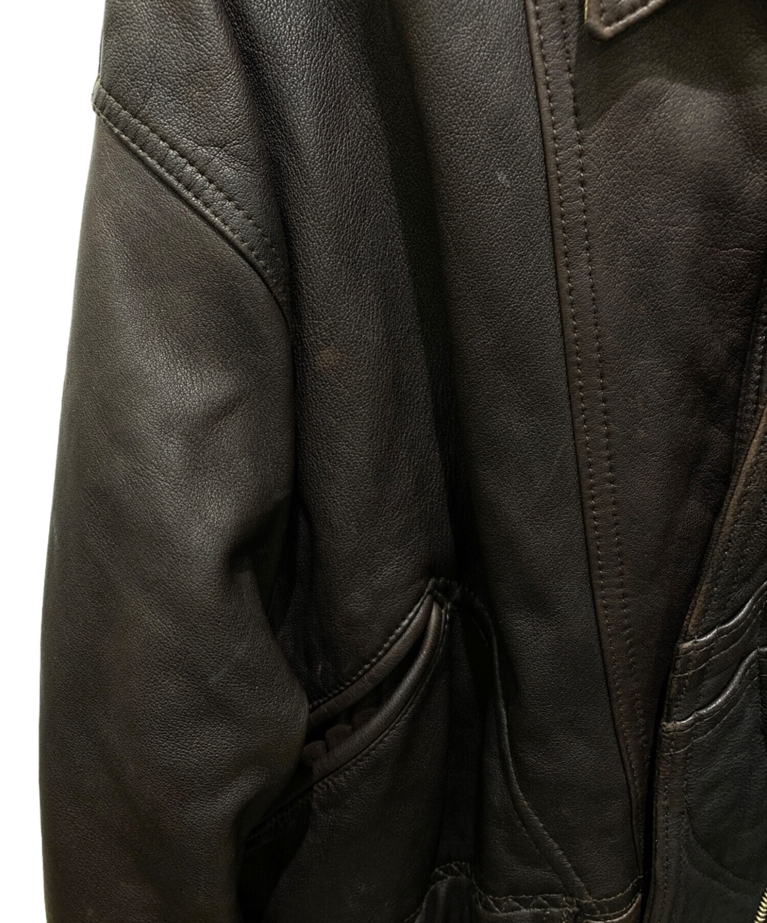 中古・古着通販】HARRY&MOORE (ハリー＆ムーア) レザージャケット