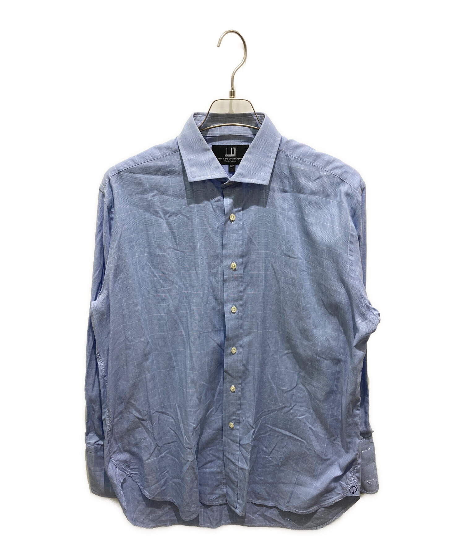 中古・古着通販dunhill (ダンヒル) 長袖シャツ ブルー サイズ:S