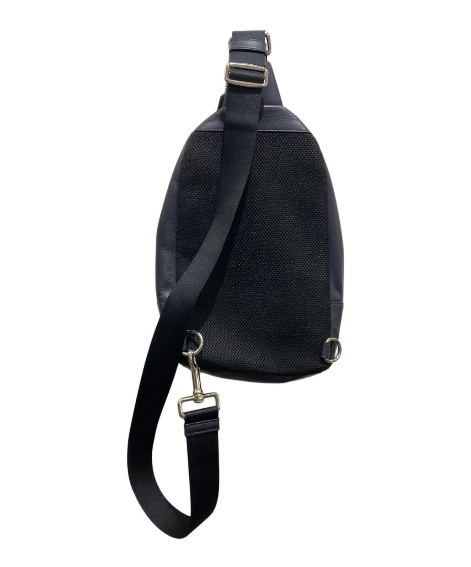 たー。コーチ　ショルダーバッグ・リュック 中古・古着通販】COACH (コーチ) ショルダーバッグ ネイビー｜ブランド