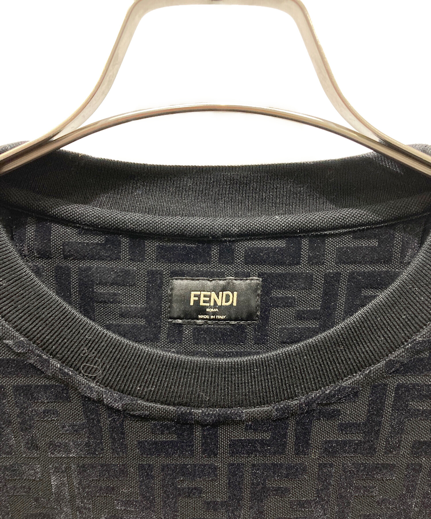中古・古着通販】FENDI (フェンディ) ズッカ柄 FFロゴ 長袖スウェット