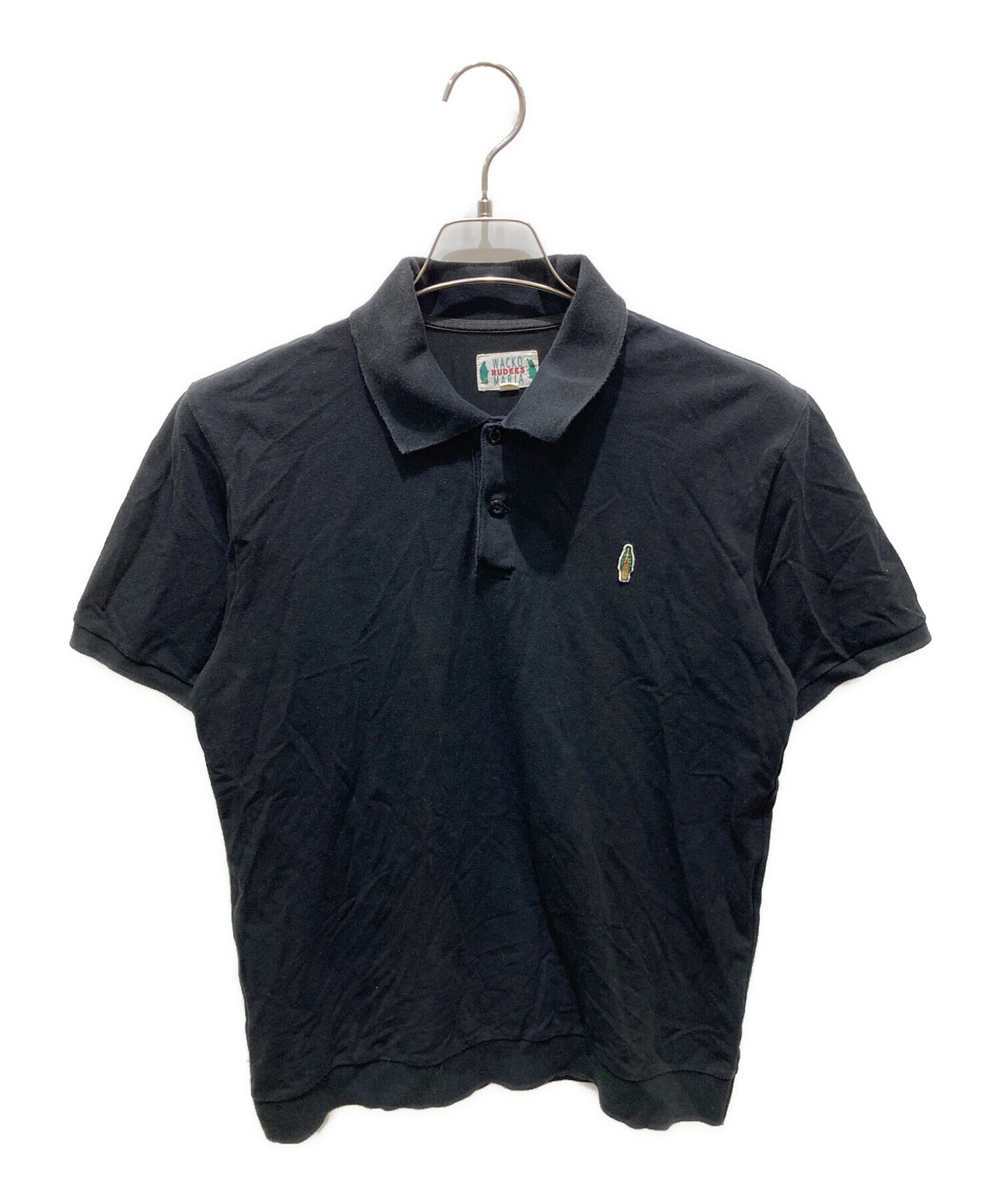 中古・古着通販】WACKO MARIA (ワコマリア) ポロシャツ ブラック