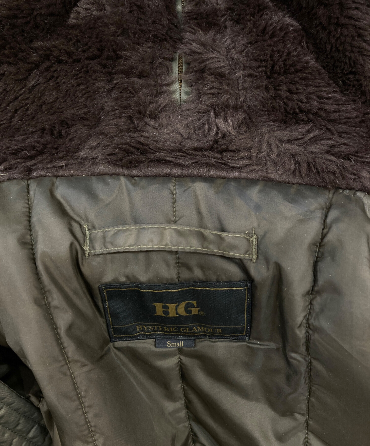 ヒステリックグラマープリマロフトグリーンジャケット HYSTERIC GLAMOUR - ヒステリックグラマー☆プリマロフト☆ジャケット