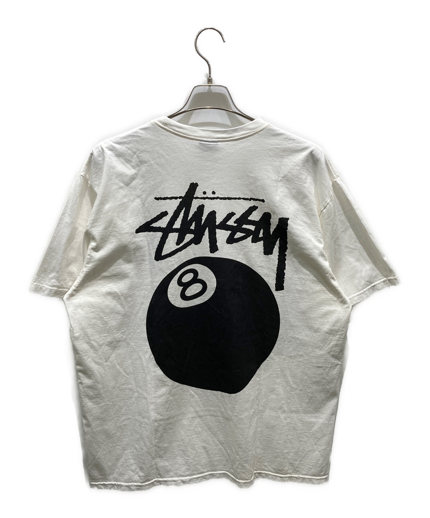 中古・古着通販】stussy (ステューシー) 8 BALL TEE ホワイト サイズ 