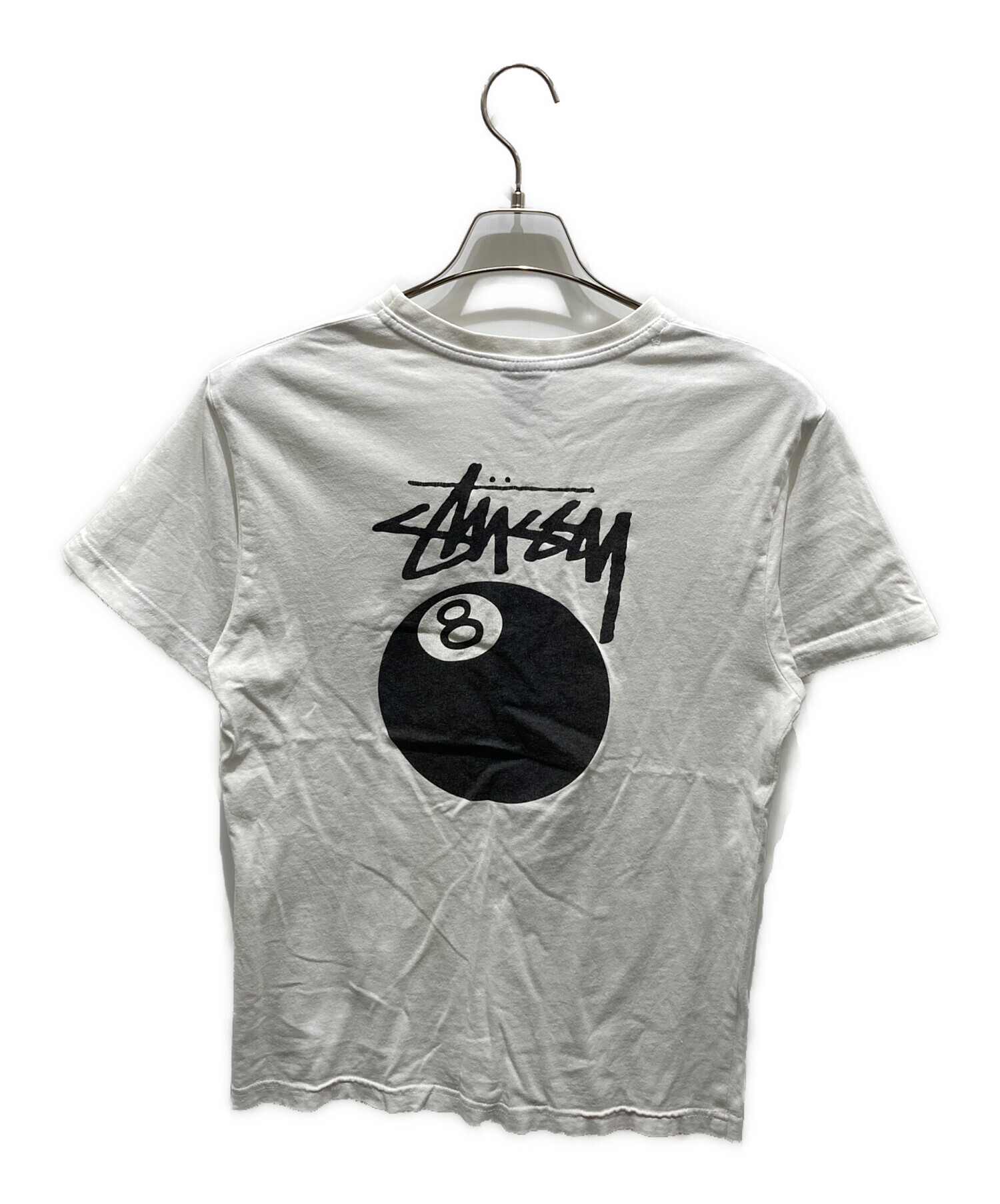 中古・古着通販】stussy (ステューシー) 8 BALL TEE ホワイト サイズ:S 
