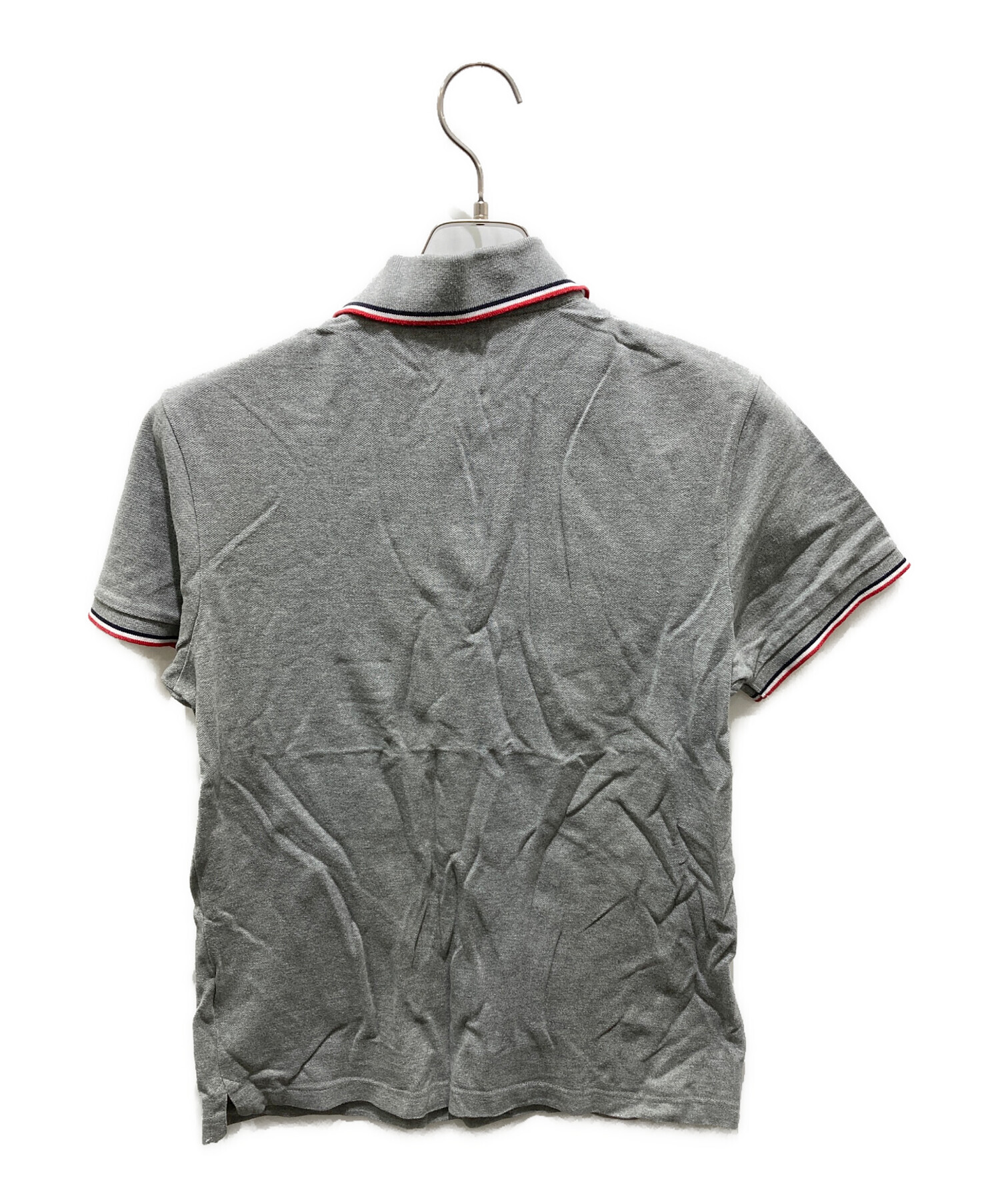 中古・古着通販】MONCLER (モンクレール) ポロシャツ グレー サイズ:M