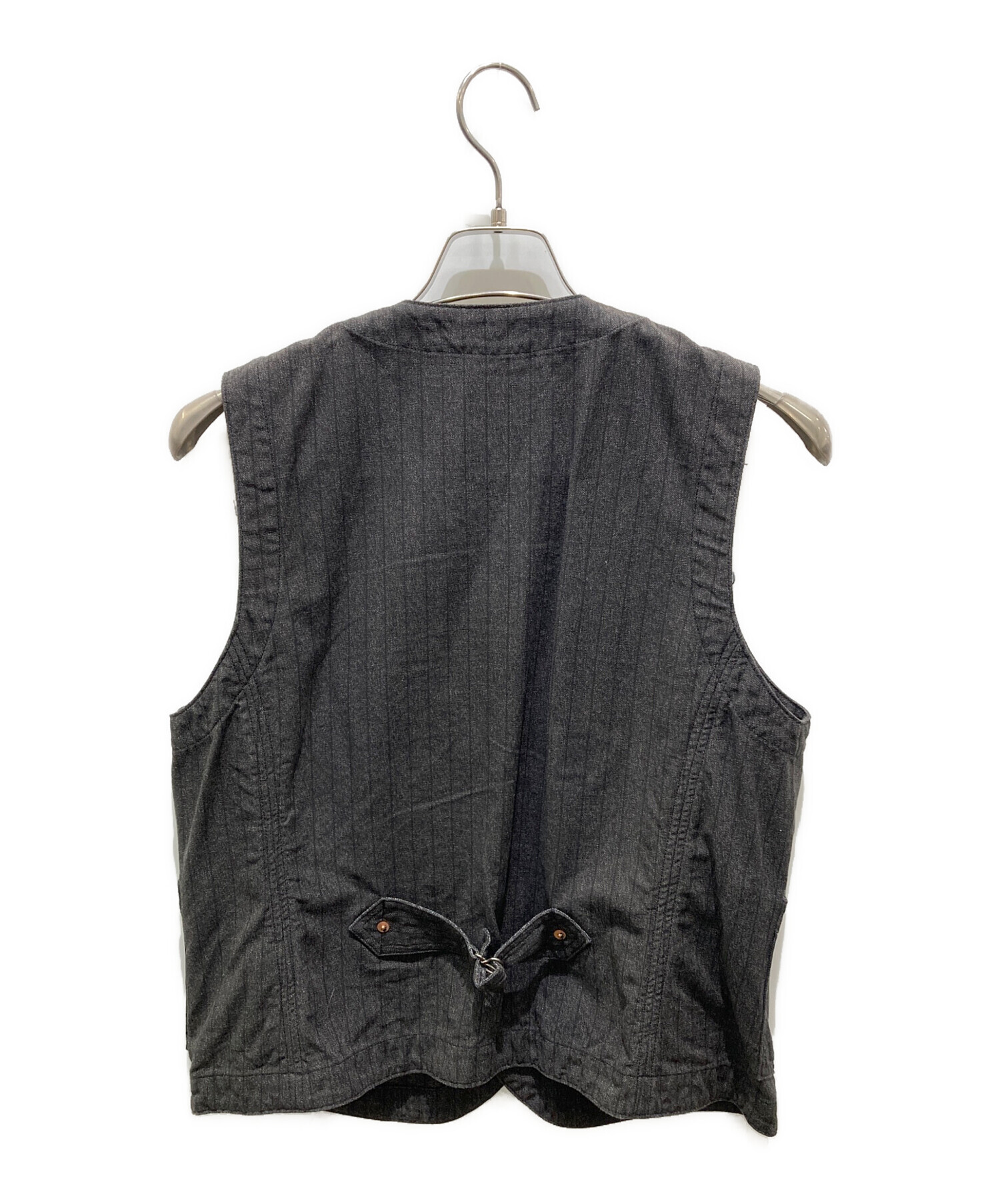 中古・古着通販】DAPPER'S (ダッパーズ) ボタンベスト ブラック サイズ