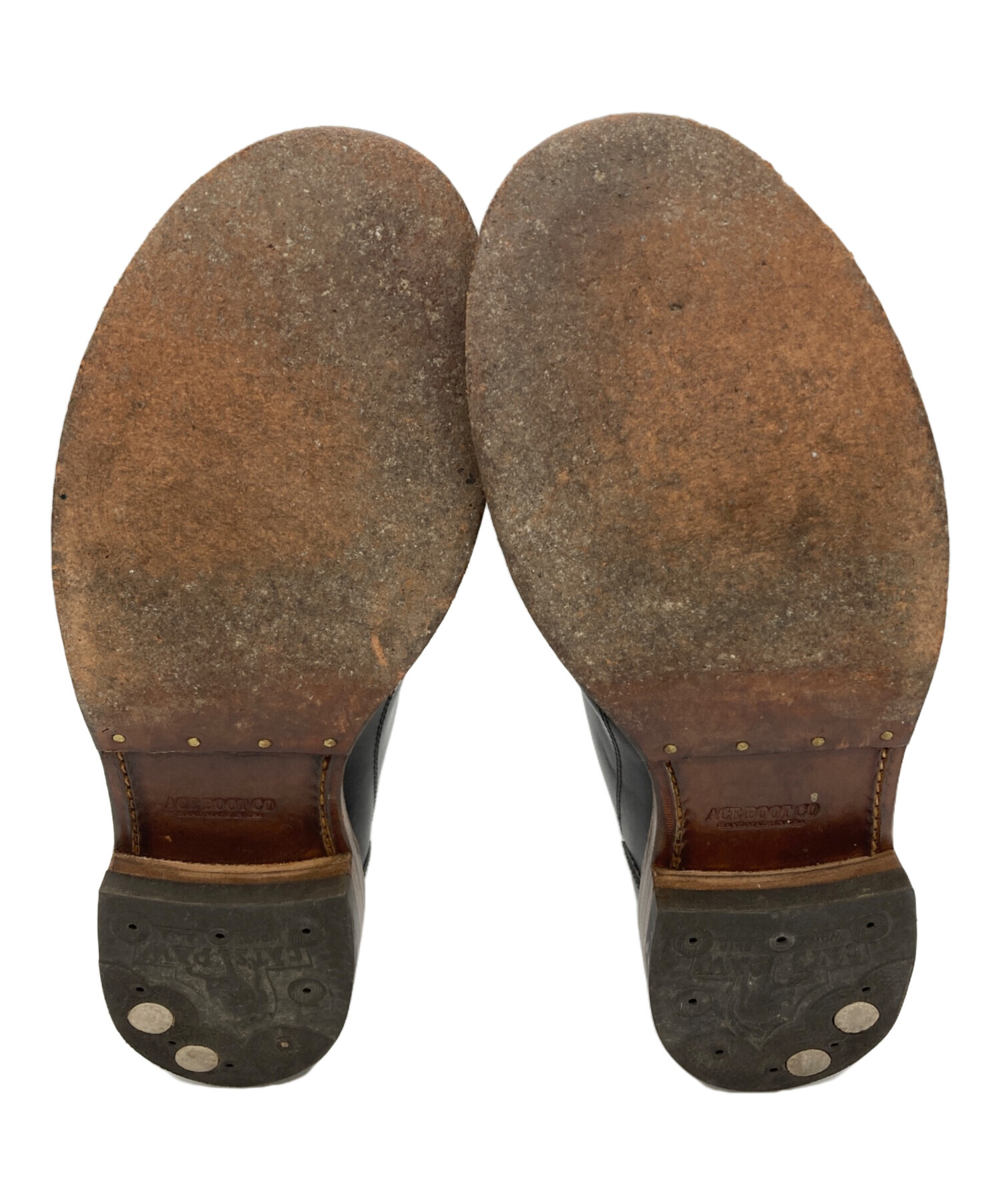 中古・古着通販】ACE BOOT Co (エースブーツ) レザーブーツ ブラック 