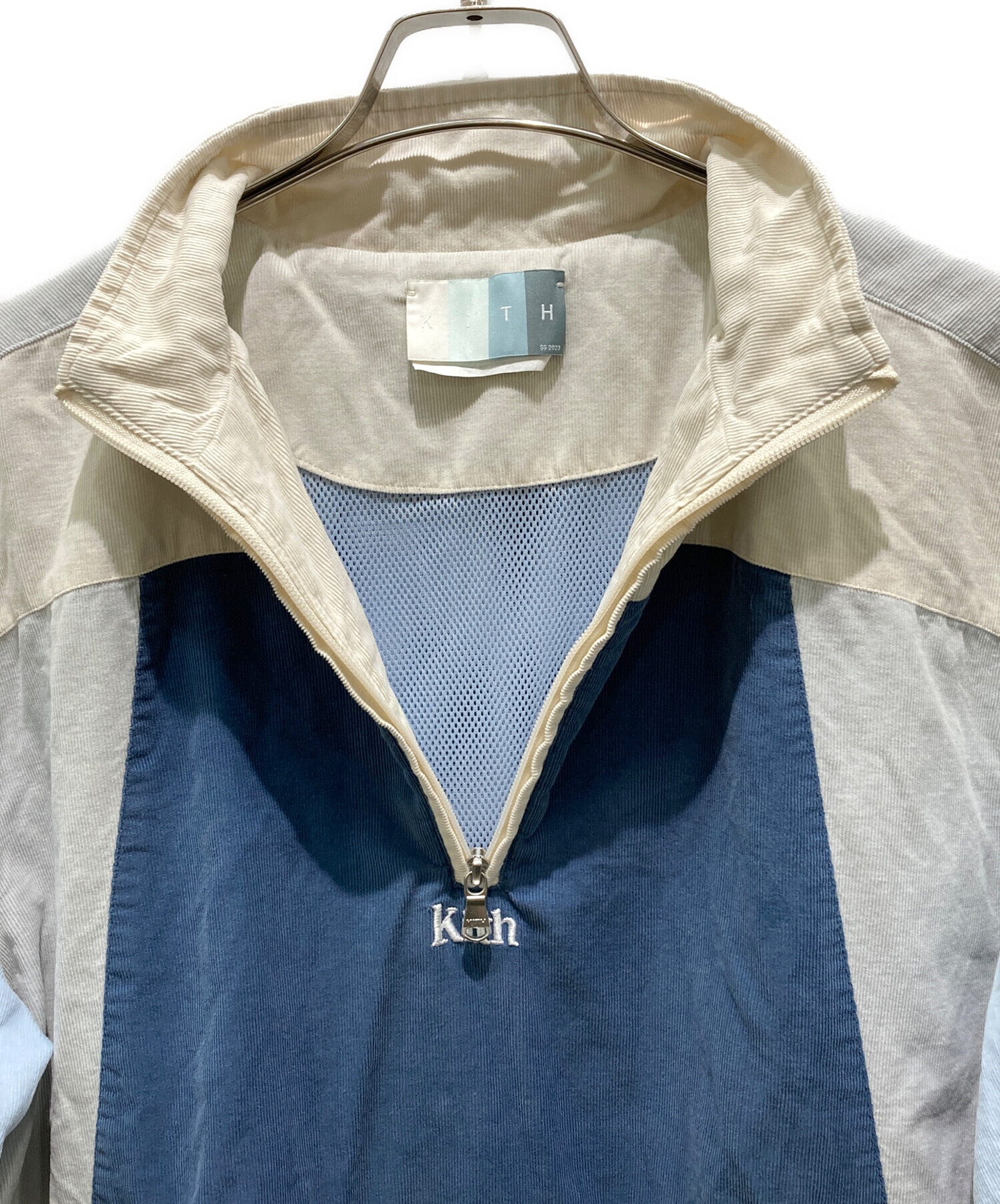 中古・古着通販】KITH (キス) S/Sコーデュロイプルオーバーシャツ 