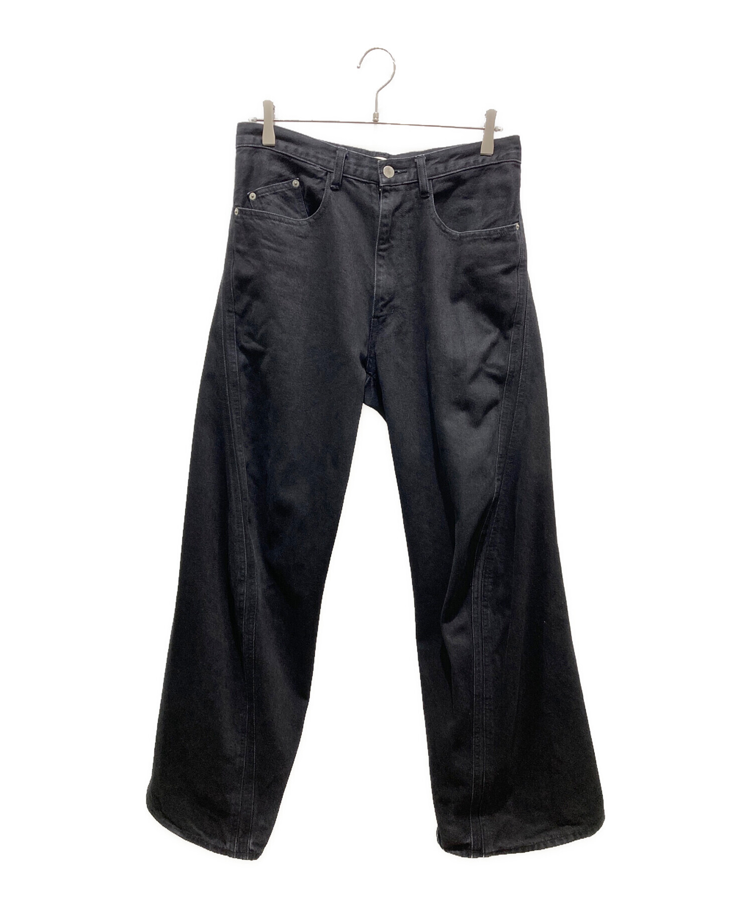 中古・古着通販】NVRFRGT (ネヴァーフォーゲット) 3D Twisted Wide Leg 