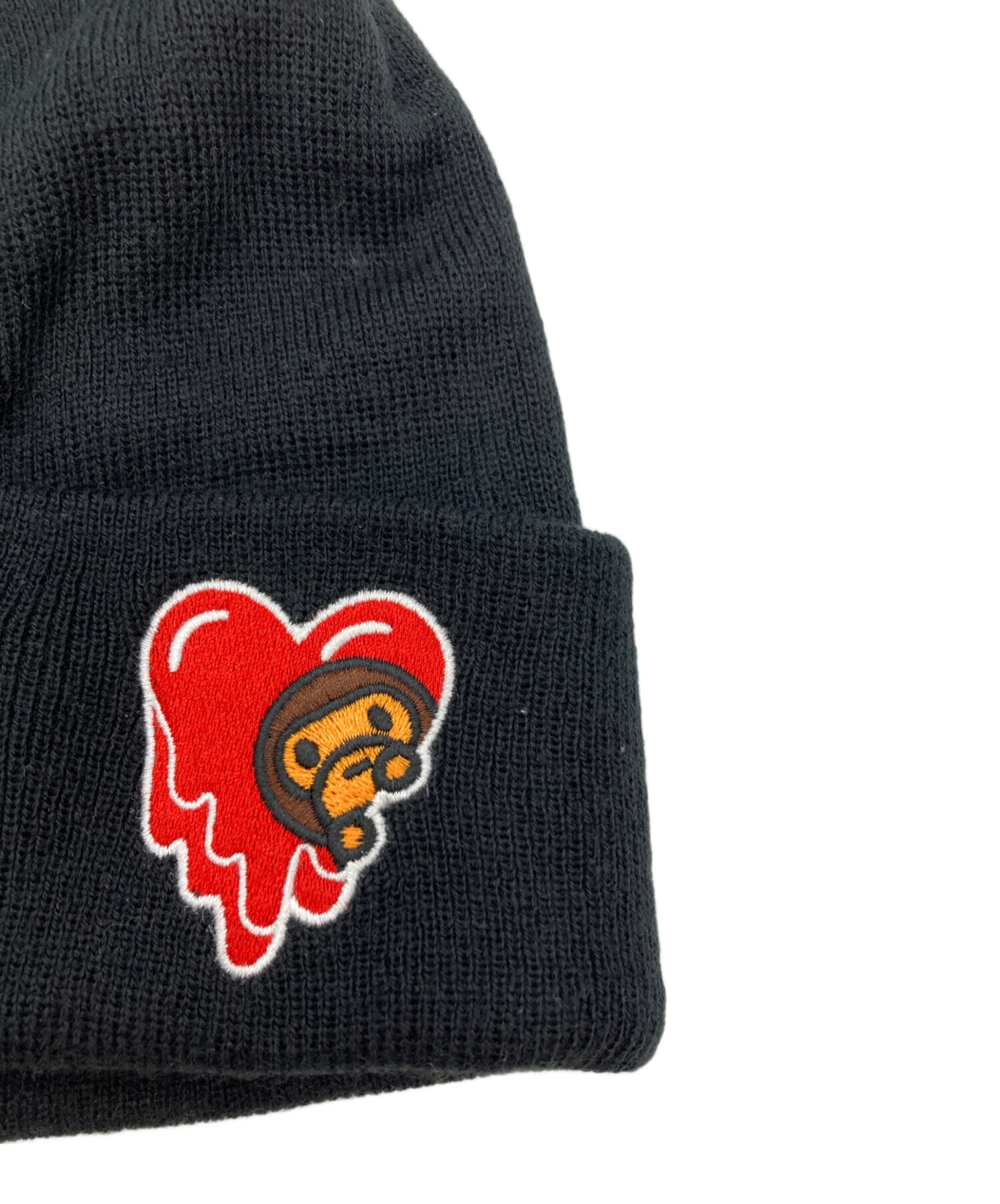 アベイシングエイプ　エモーショナリーアンアべイラブル　ビーニー 中古・古着通販】BAPE BY A BATHING APE (ベイプバイアベイシング