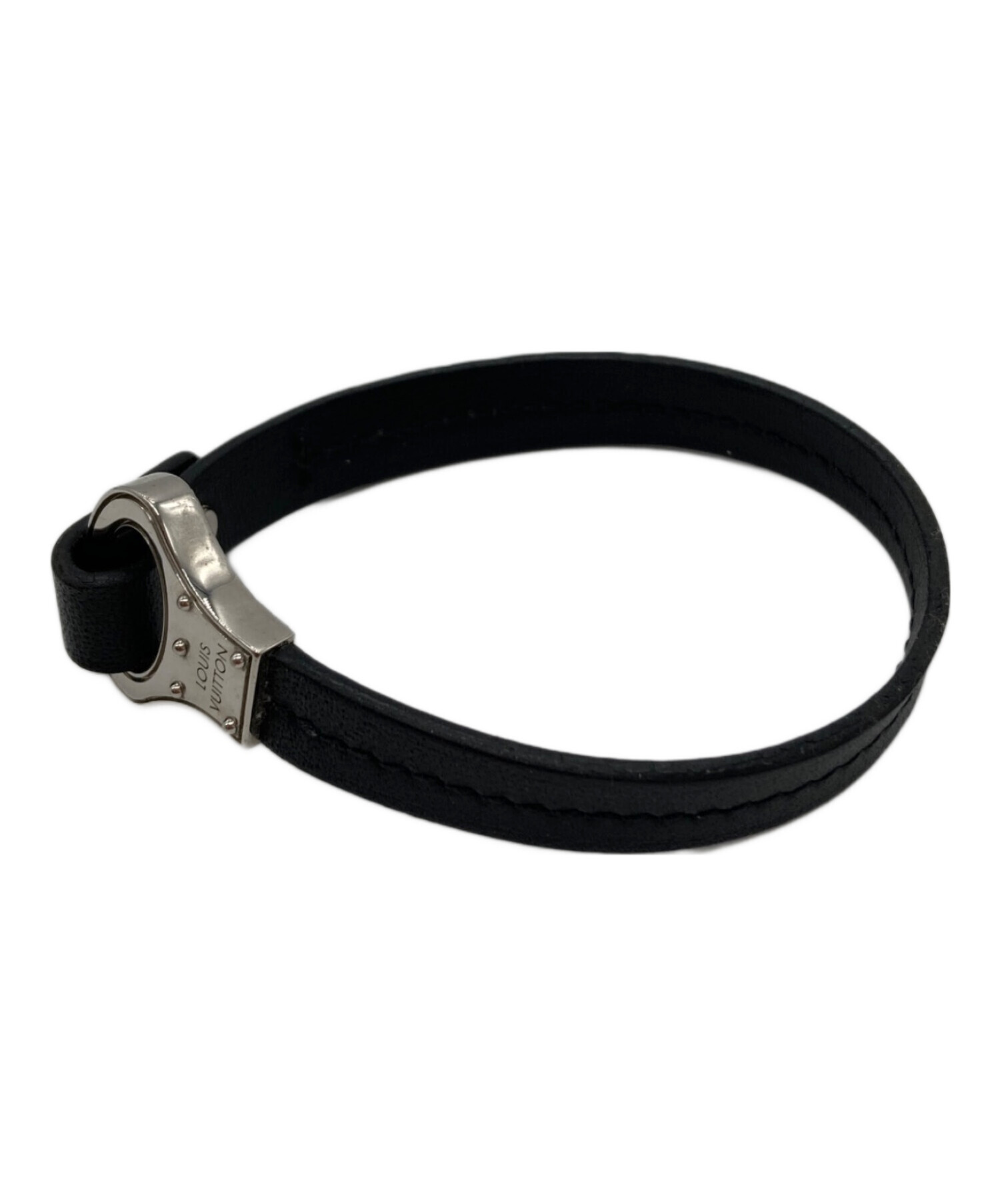 LOUIS VUITTON / ブラスレ・アーカイヴ_BLK/牛革/ブラック/メンズ// LOUIS VUITTON◇ブラスレ・アーカイヴ_BLK/牛革/ブラック/メンズ LOUIS