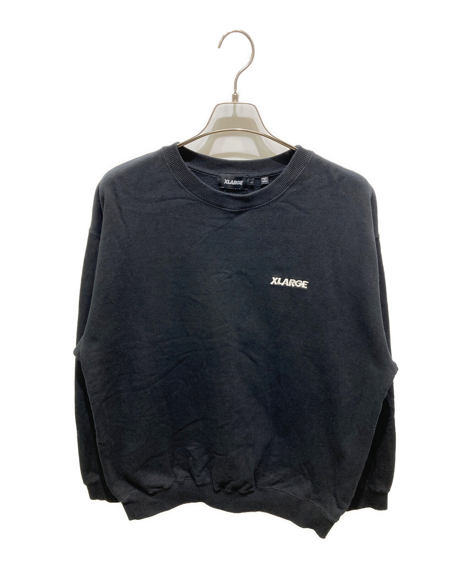 X-LARGE◇スウェット/XL/コットン/ブラック/101214012021 エクストラ