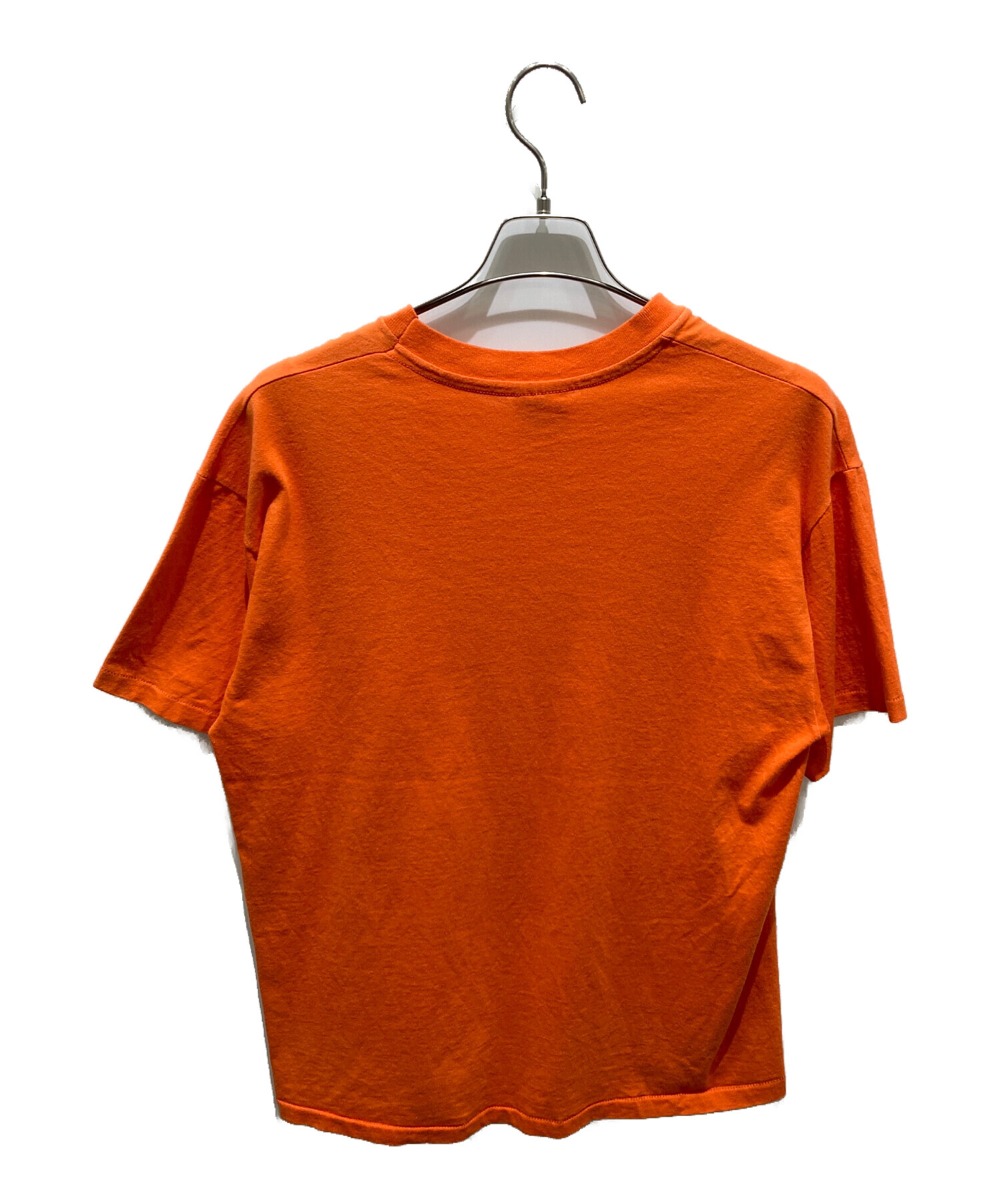 中古・古着通販】Hanes (ヘインズ) プリントTシャツ オレンジ サイズ:L 