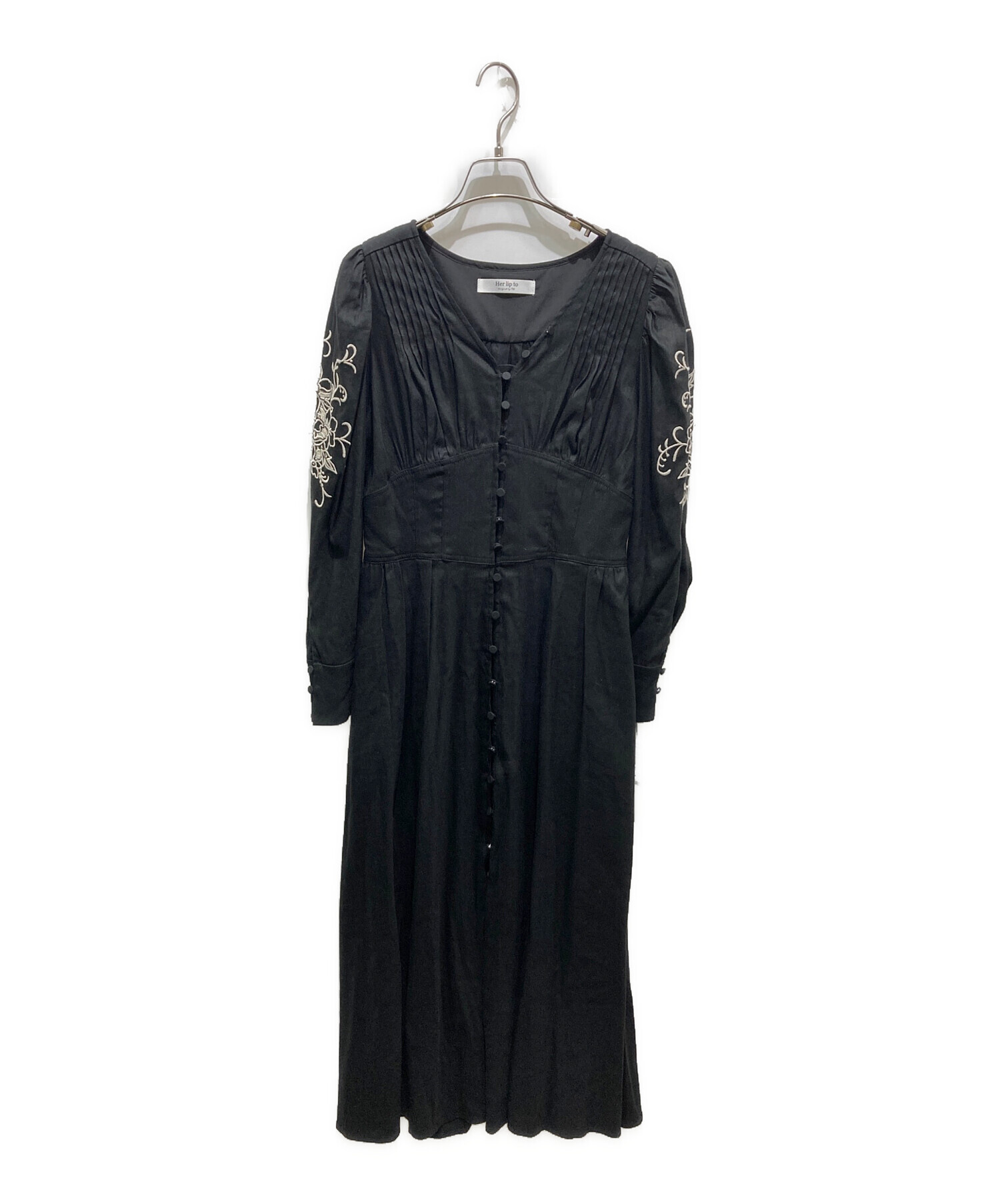 ワンピース Jacaranda Linen-Blend Dress herlipto 中古・古着通販】Her lip to (ハーリップトゥ) Jacaranda Linen-Blend