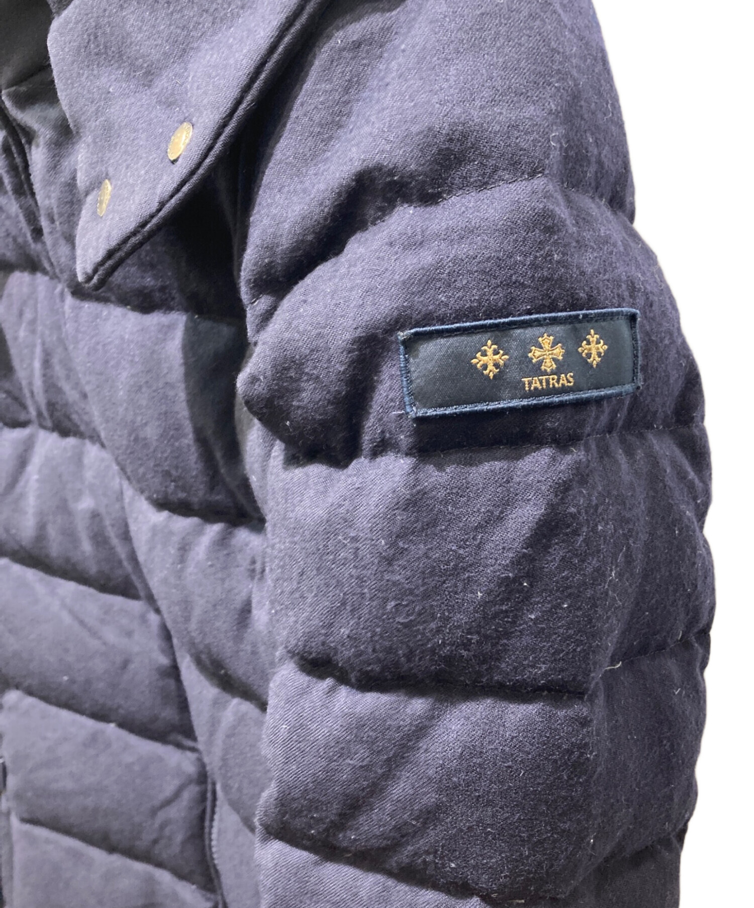 中古・古着通販】TATRAS (タトラス) ダウンコート ネイビー サイズ:01