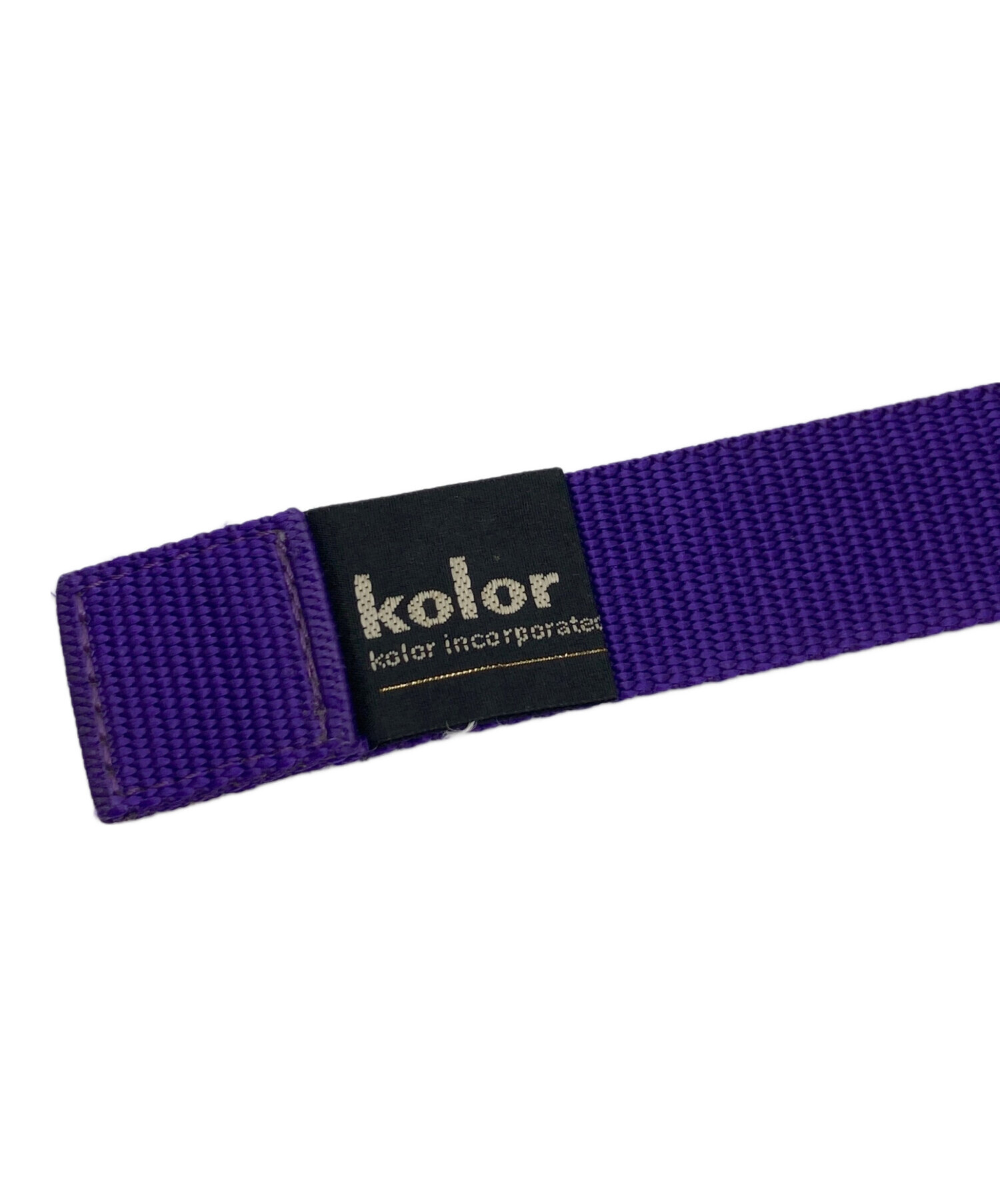 中古・古着通販】KOLOR (カラー) パラコートベルト パープル｜ブランド