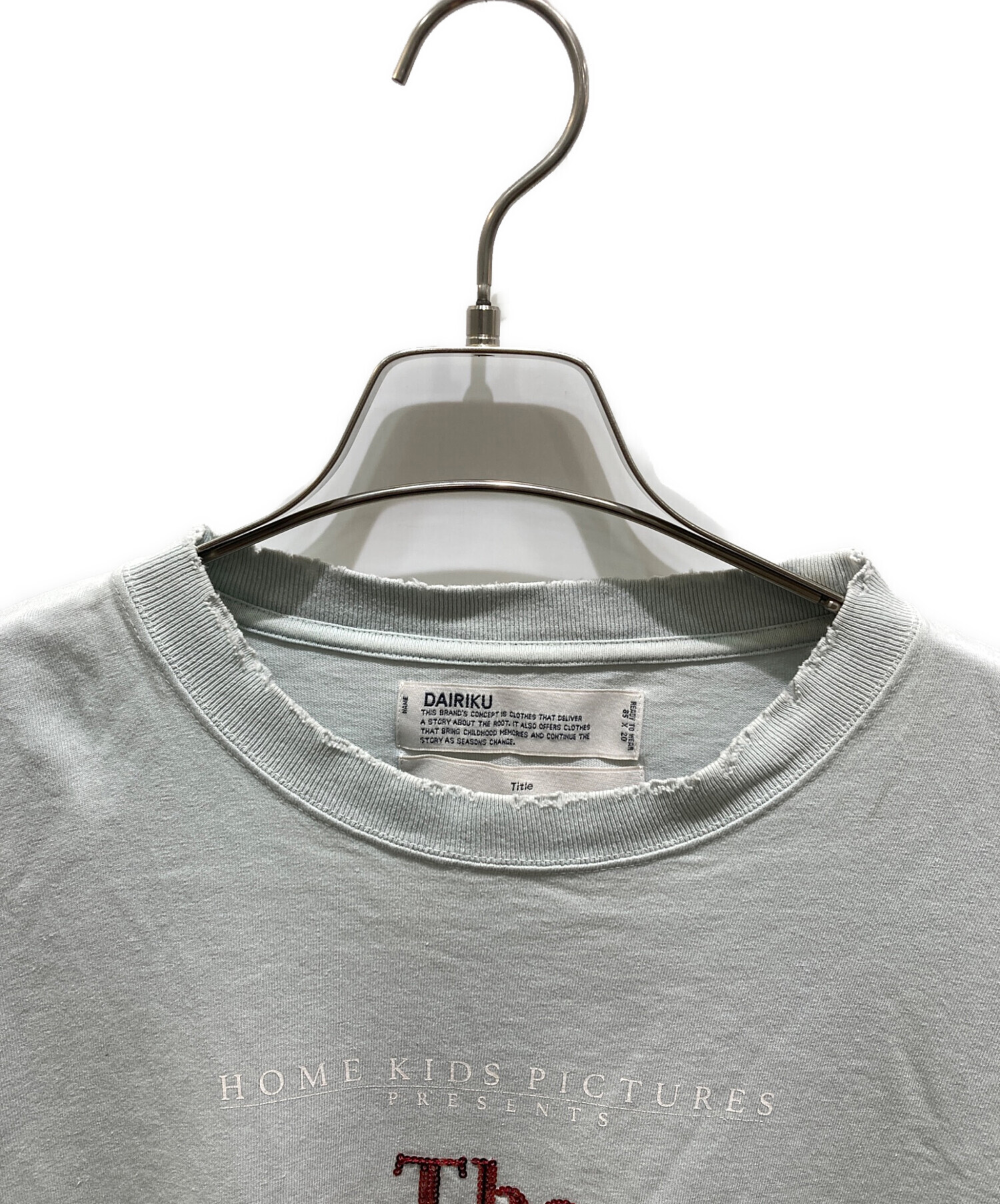 中古・古着通販】DAIRIKU (ダイリク) Brat pack Spangle Tee グレー