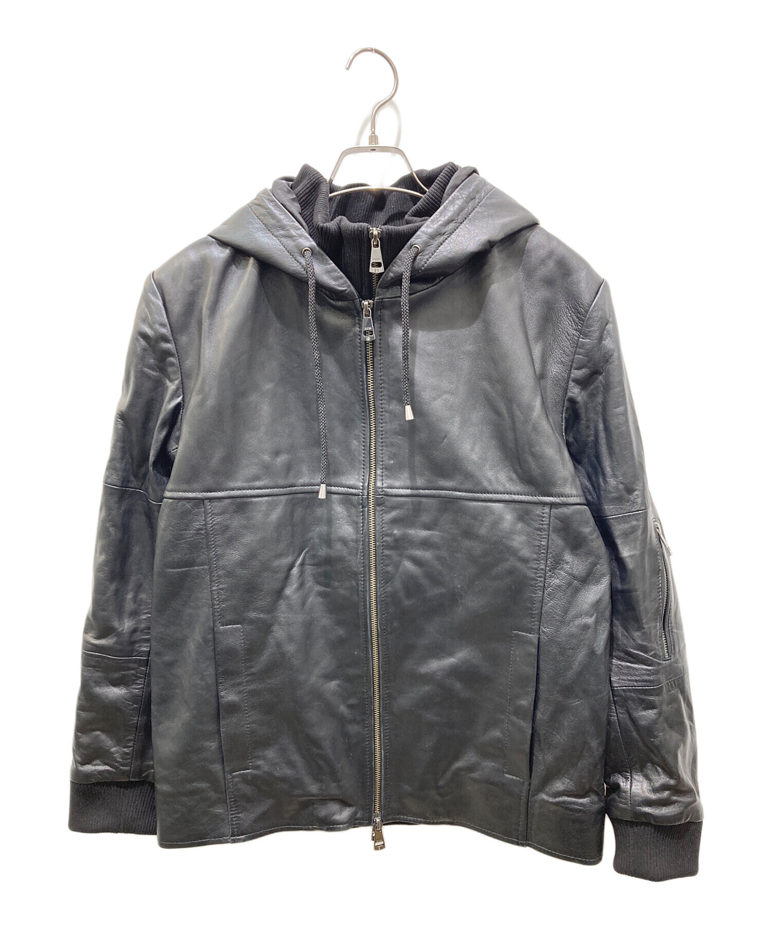 中古・古着通販】AKM (エーケーエム) レイヤードシープレザー中綿 