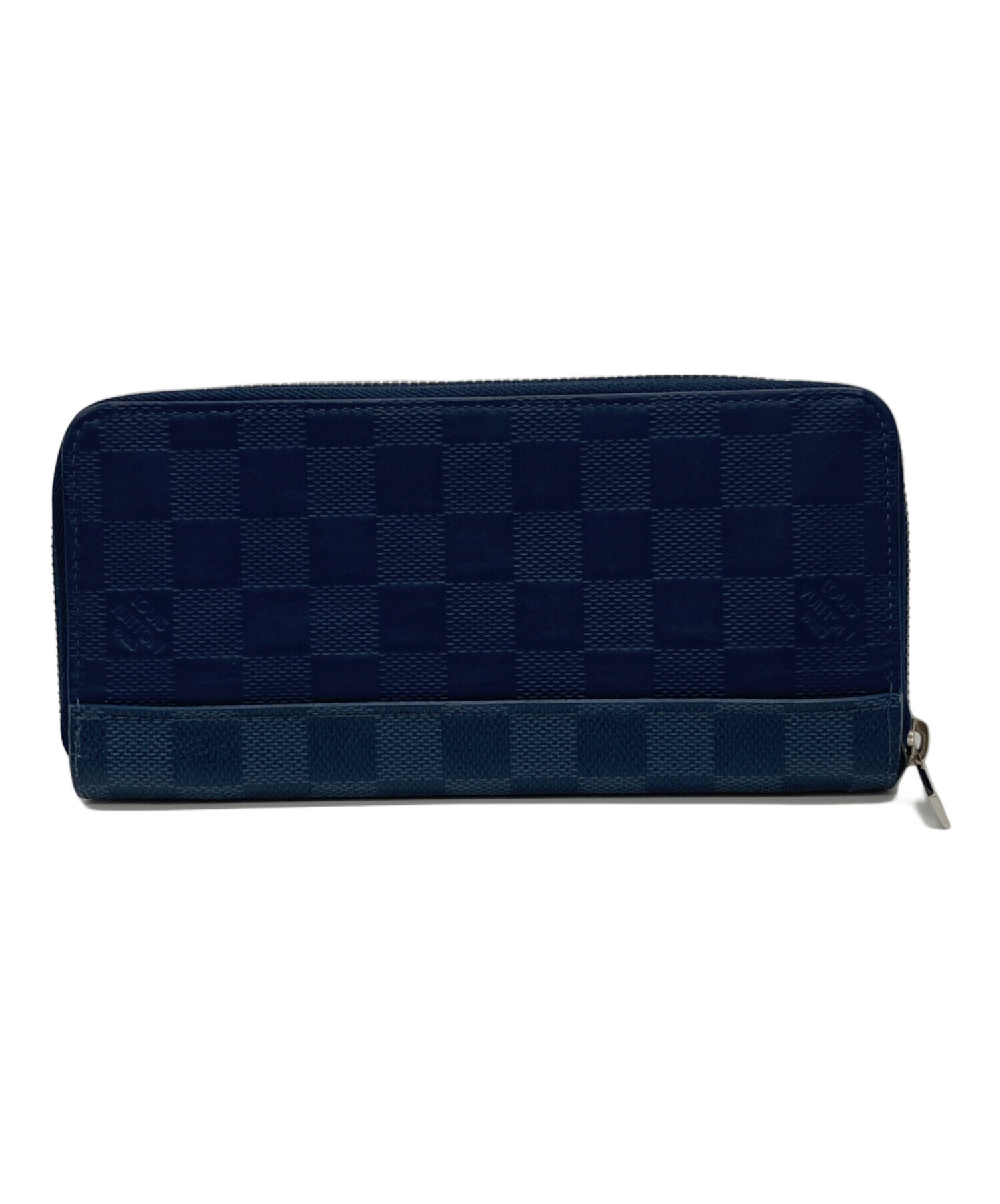 Louis Vuitton 長財布 ネイビー/ブルー 中古・古着通販】LOUIS VUITTON (ルイ ヴィトン) 長財布 ネイビー