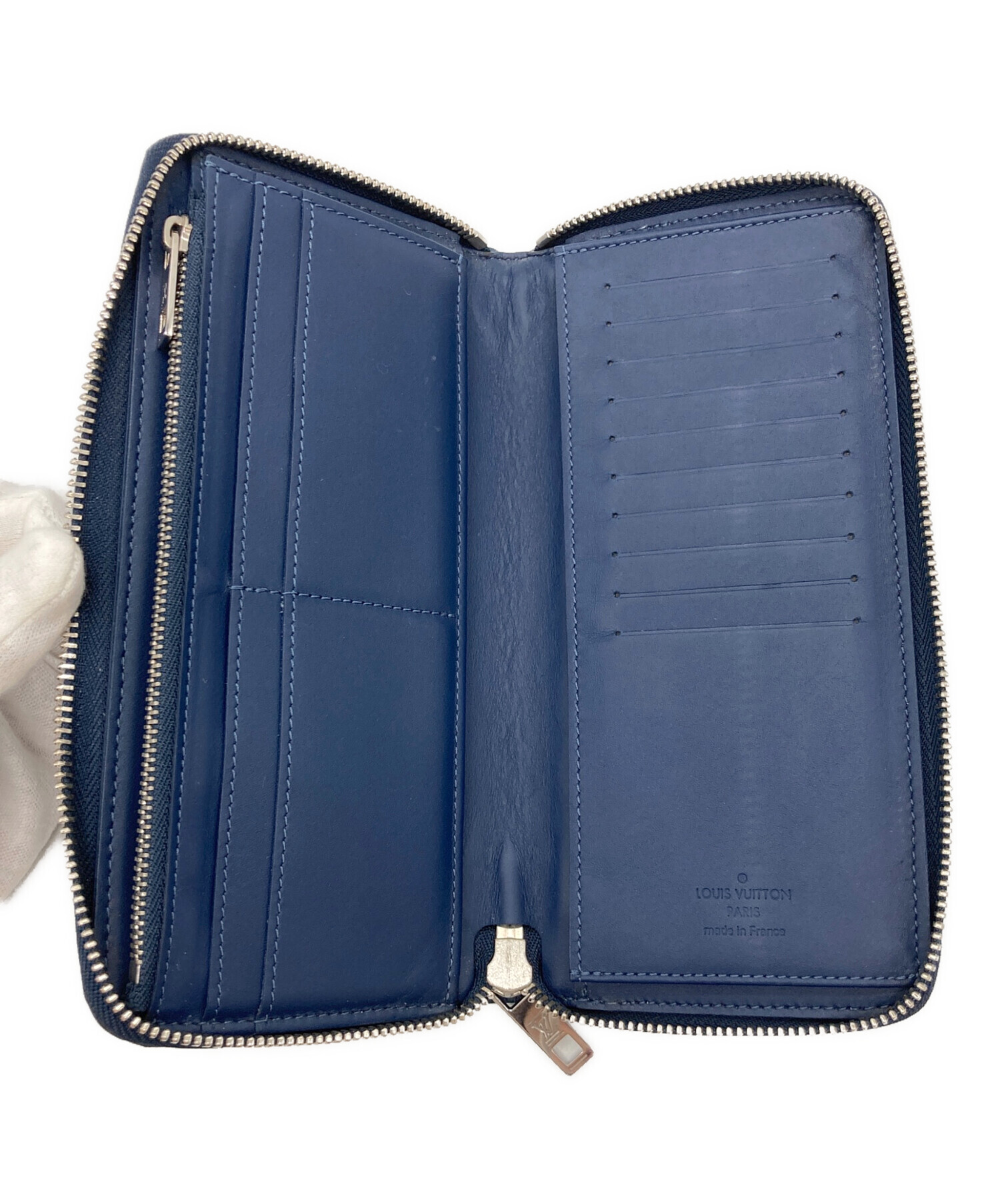 Louis Vuitton 長財布 ネイビー/ブルー 楽天市場】【10%OFF】 ルイヴィトン 長財布 ポルトフォイユ ブラザ