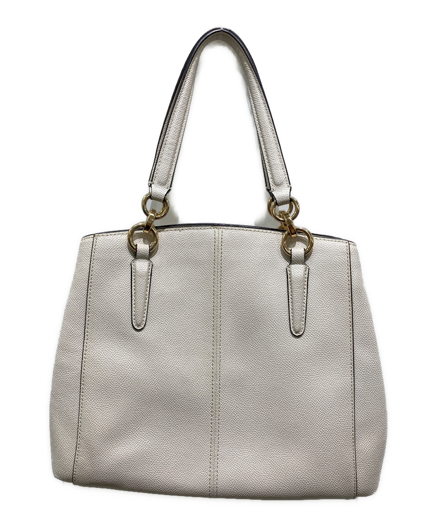 中古・古着通販】COACH (コーチ) ハンドバッグ ベージュ｜ブランド 