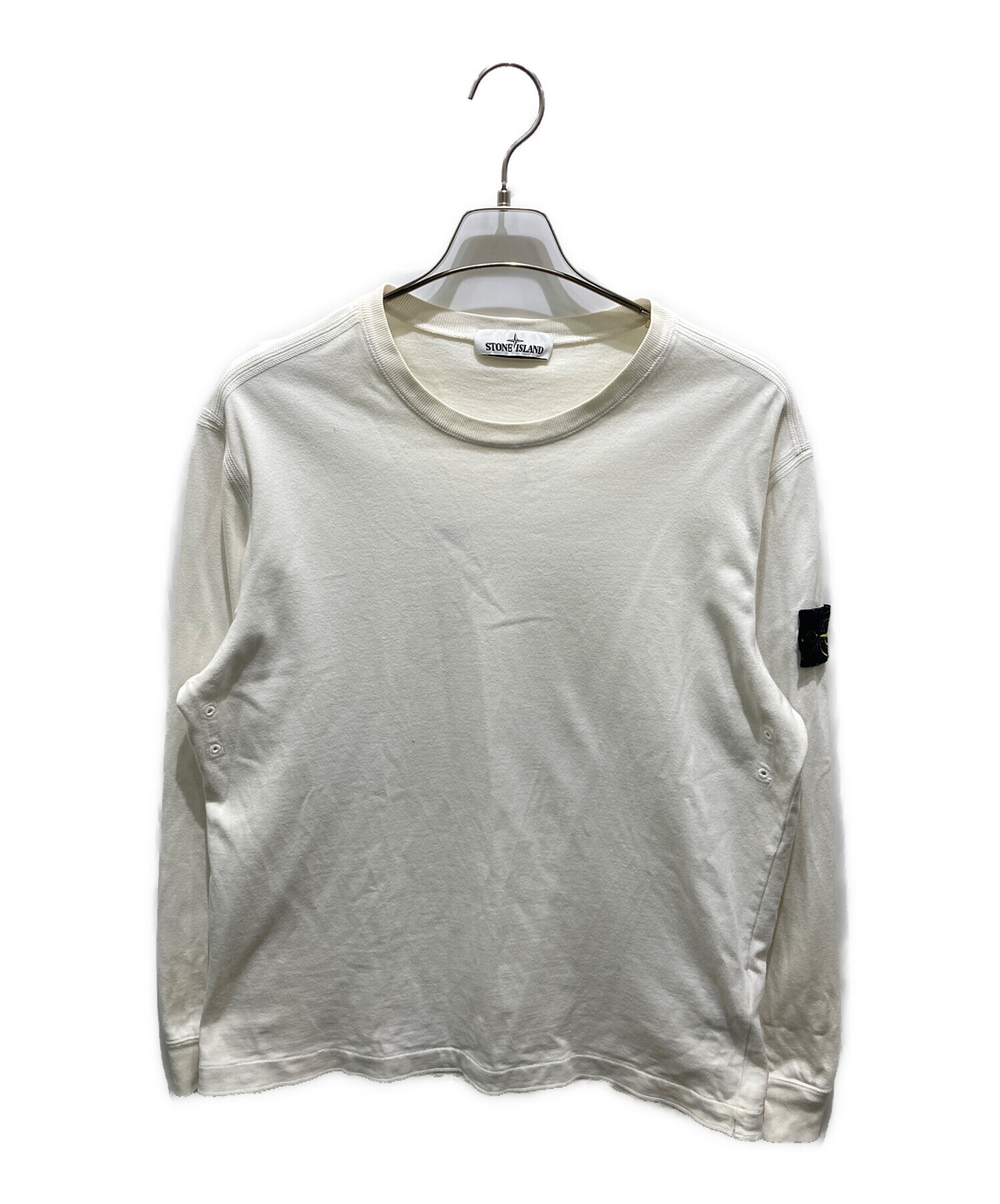 STONE ISLAND ヘビーウェイト ロングスリーブ Tシャツ Lサイズ 【公式 