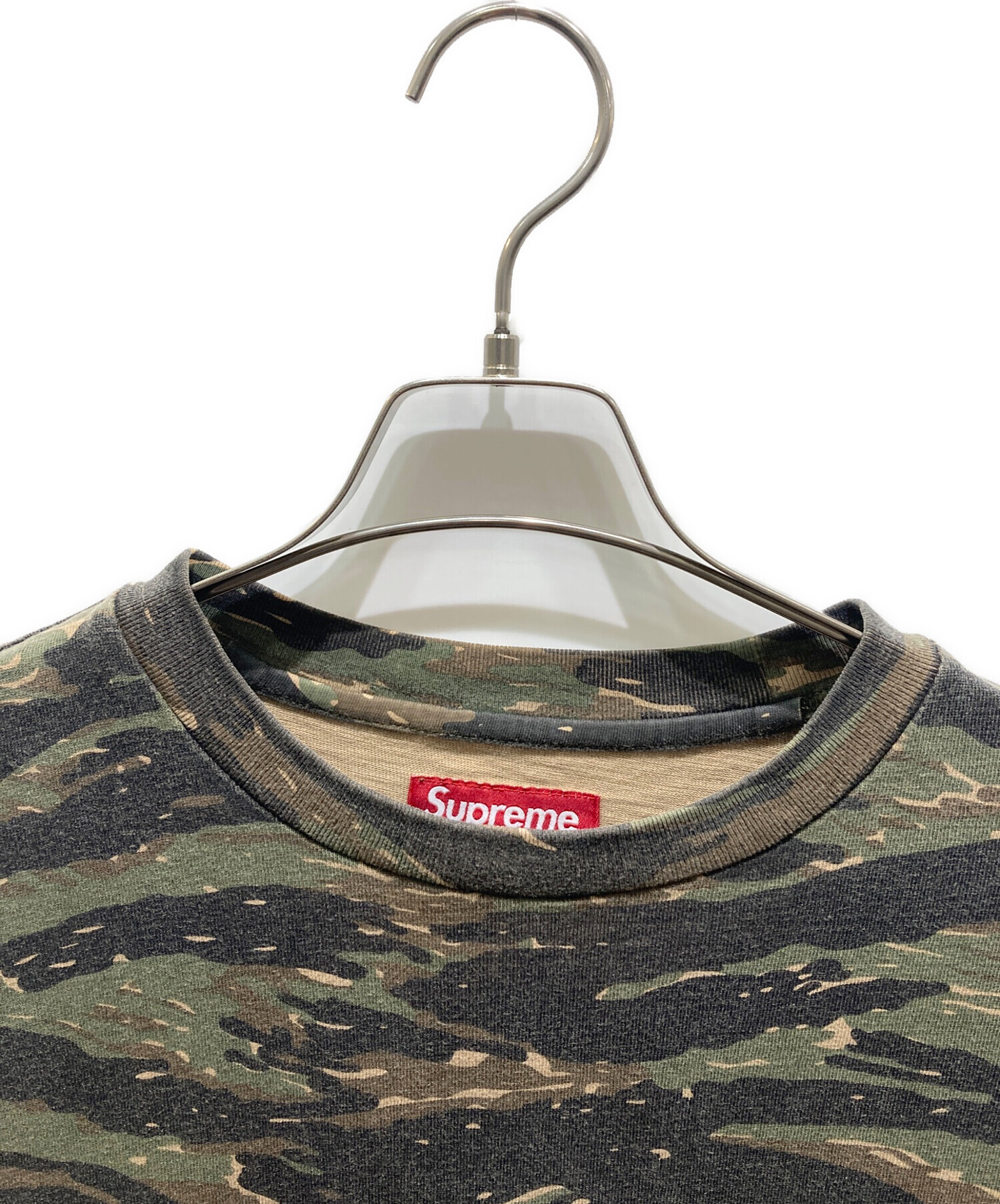 中古・古着通販】SUPREME (シュプリーム) S/S Pocket Tee Tiger Camo 