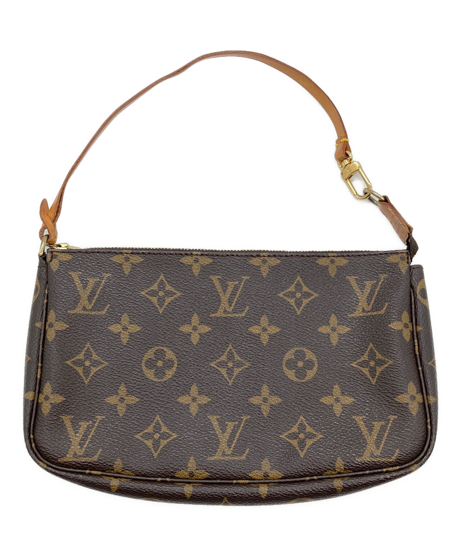 LOUIS VUITTON ルイヴィトン ポシェット トワレ 26 ブラウン ポッシュ