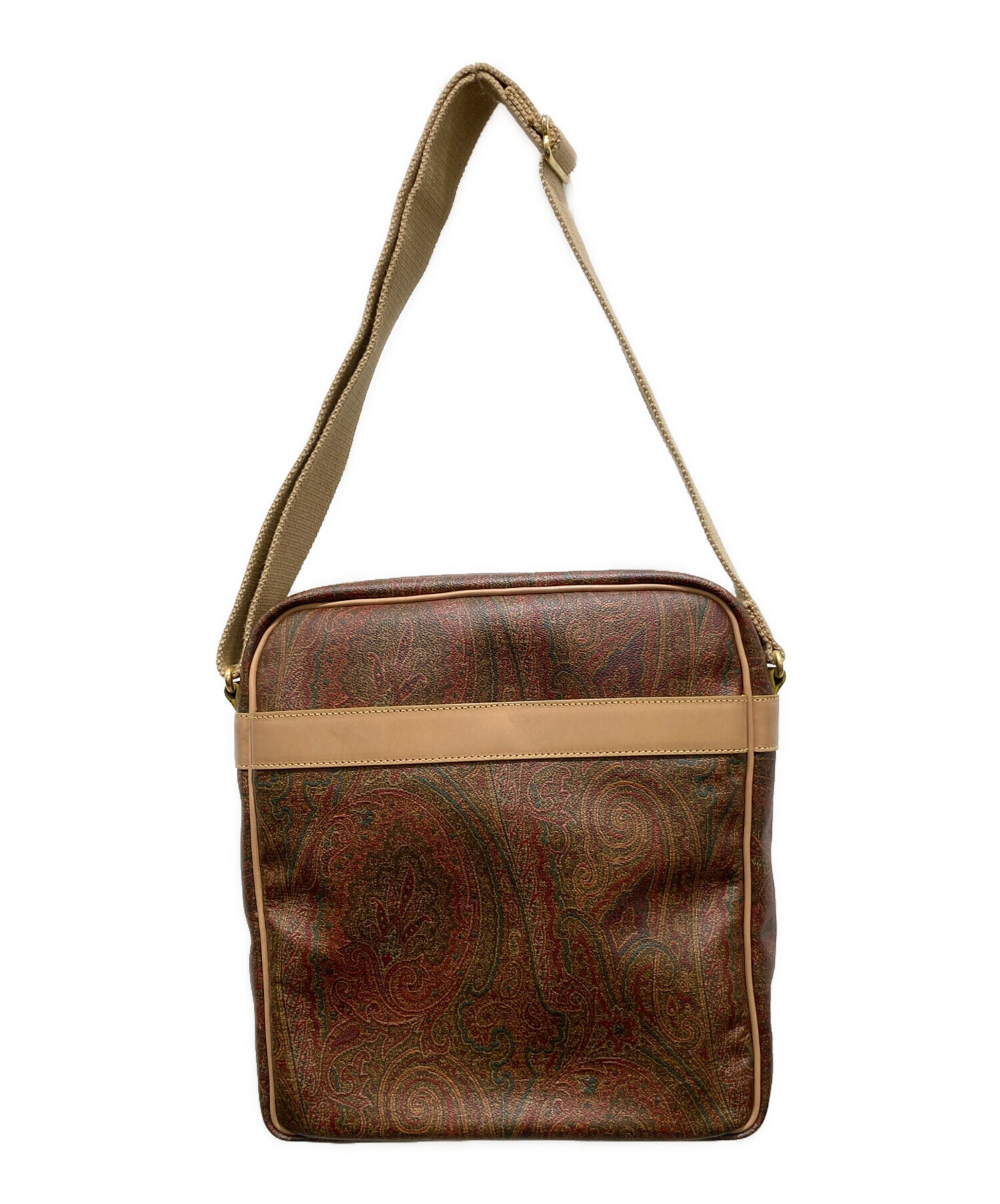 中古・古着通販】ETRO (エトロ) ペイズリーショルダーバッグ ブラウン
