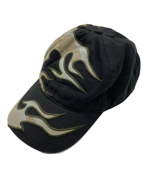完売品 DIESEL c-Flama CAP キャップ 中古・古着通販】DIESEL (ディーゼル) c-flama ブラック｜ブランド