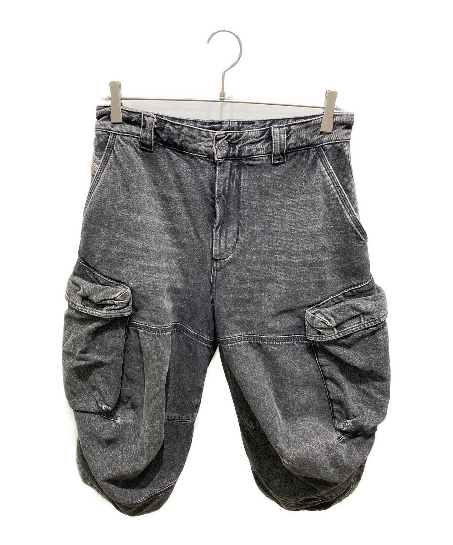 中古・古着通販】DIESEL (ディーゼル) D-ARNE-SHORT-S ブラック サイズ