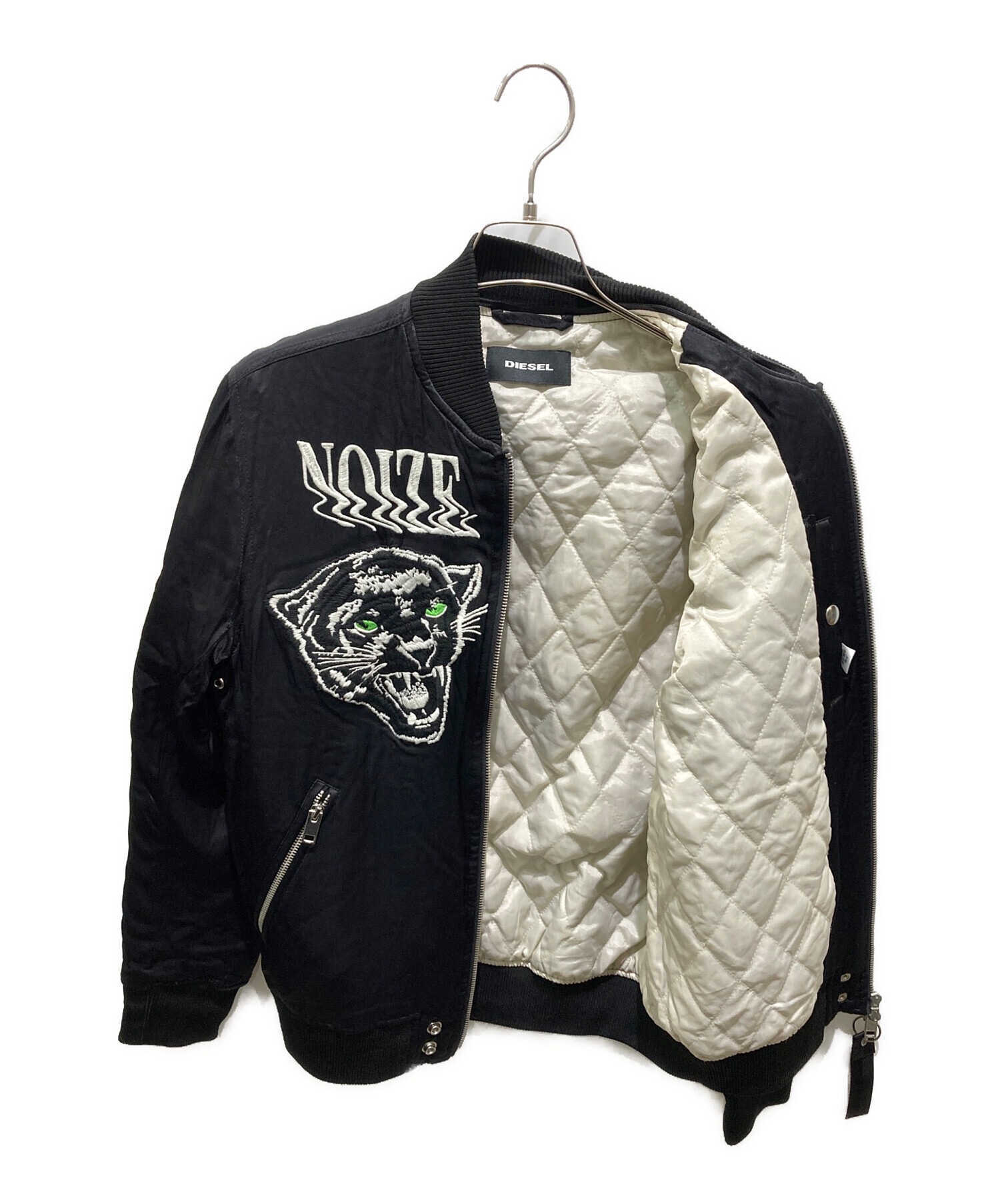 中古・古着通販】DIESEL (ディーゼル) ボンバージャケット ブラック