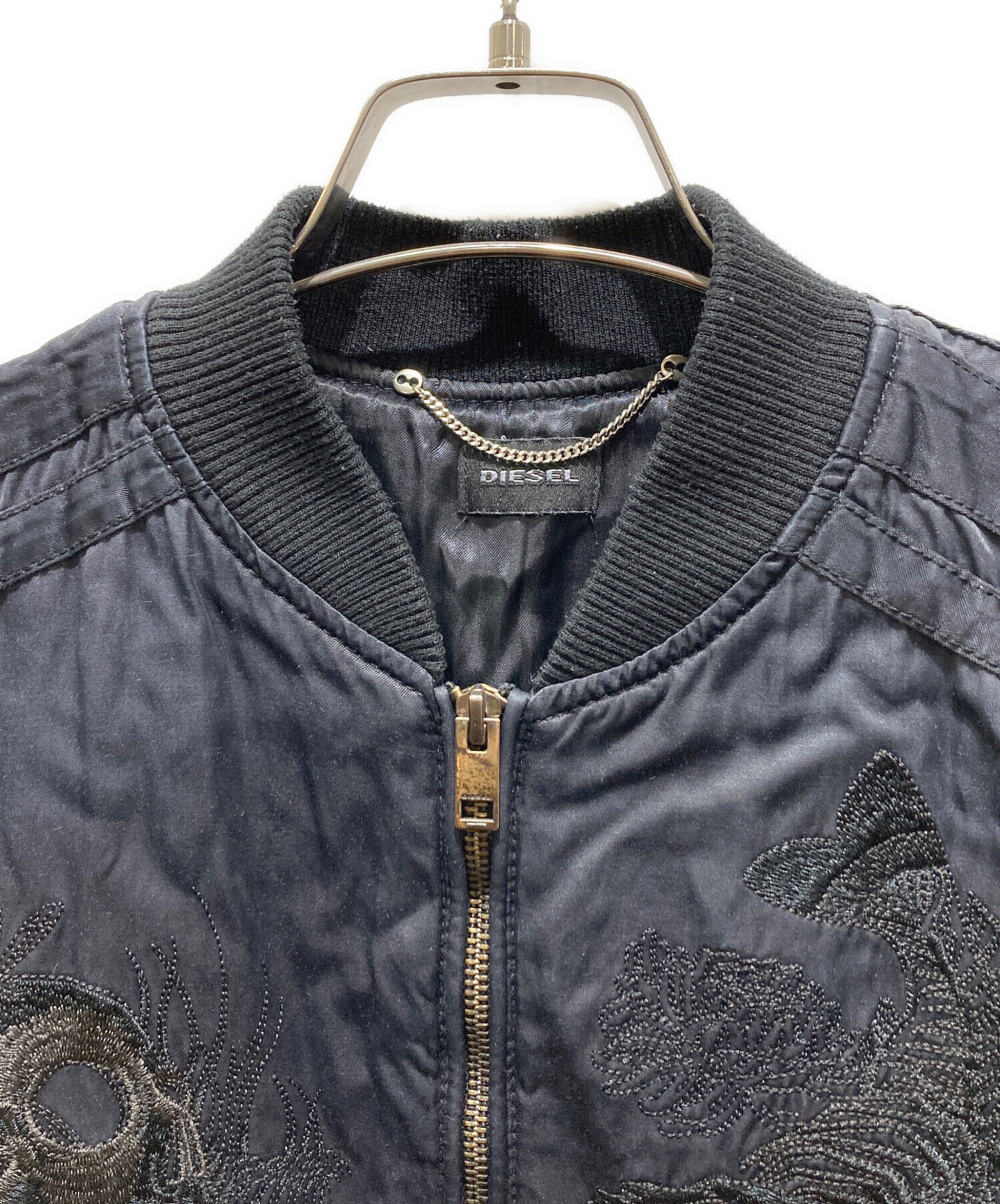 中古・古着通販】DIESEL (ディーゼル) 刺繍ボンバージャケット