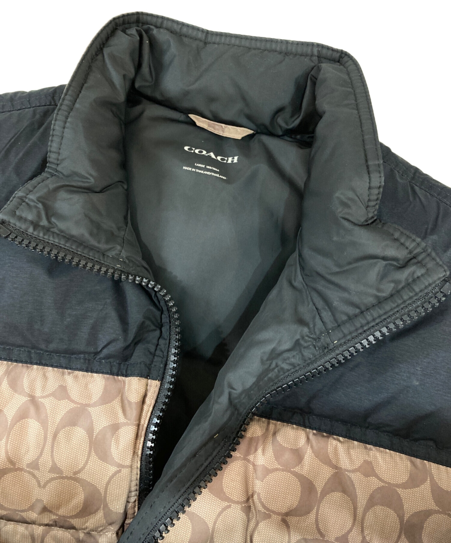 中古・古着通販】COACH (コーチ) シグネチャーダウンベスト 888-262