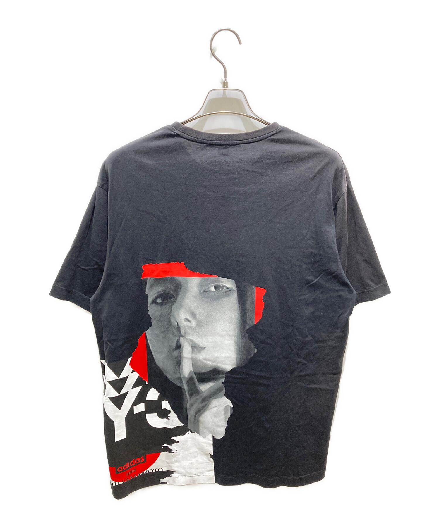 Y-3 内田すずめ デカロゴ Tシャツ 希少デザイン ブラック Y-3 内田 