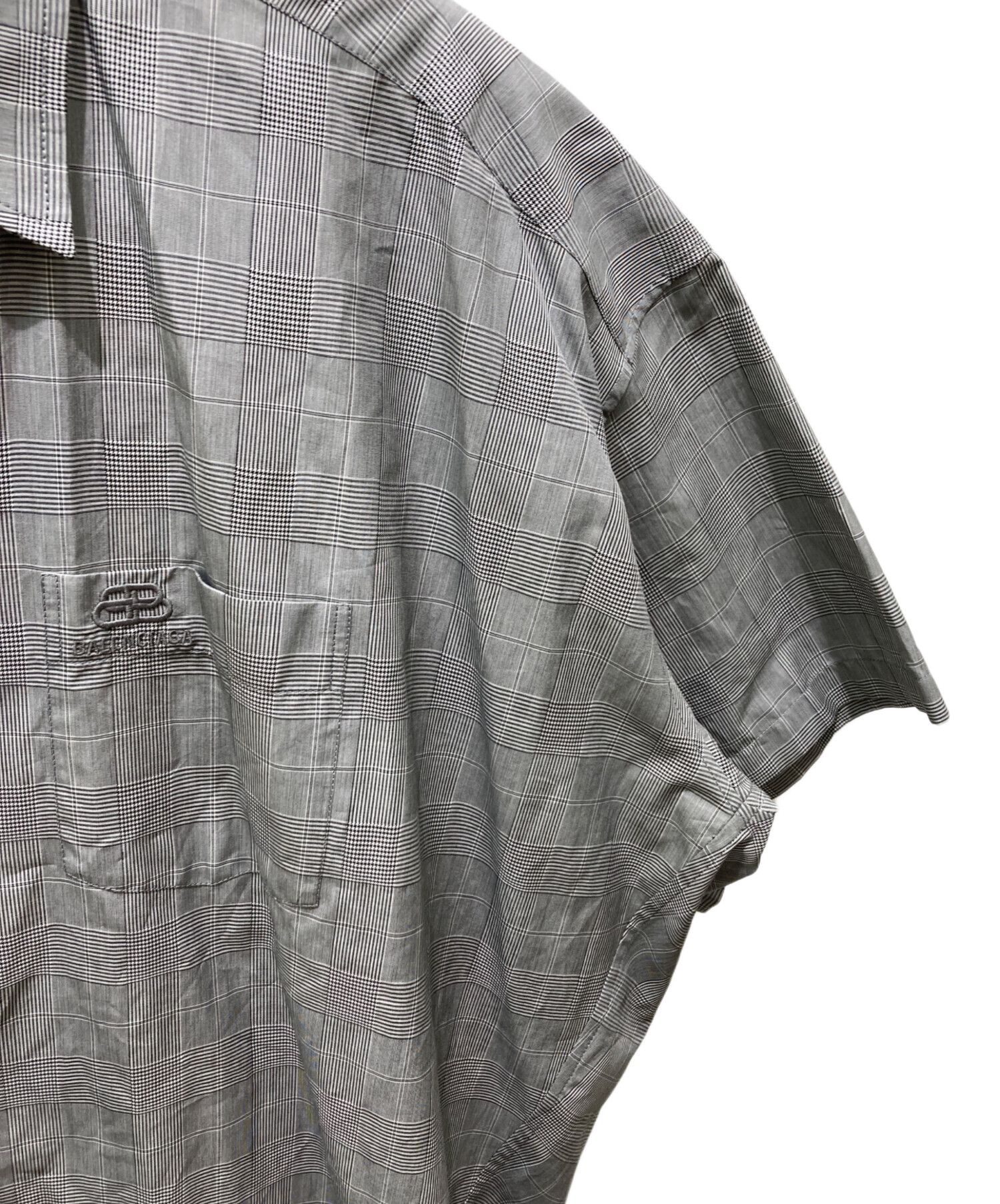 中古・古着通販】BALENCIAGA (バレンシアガ) BBロゴオーバーサイズド