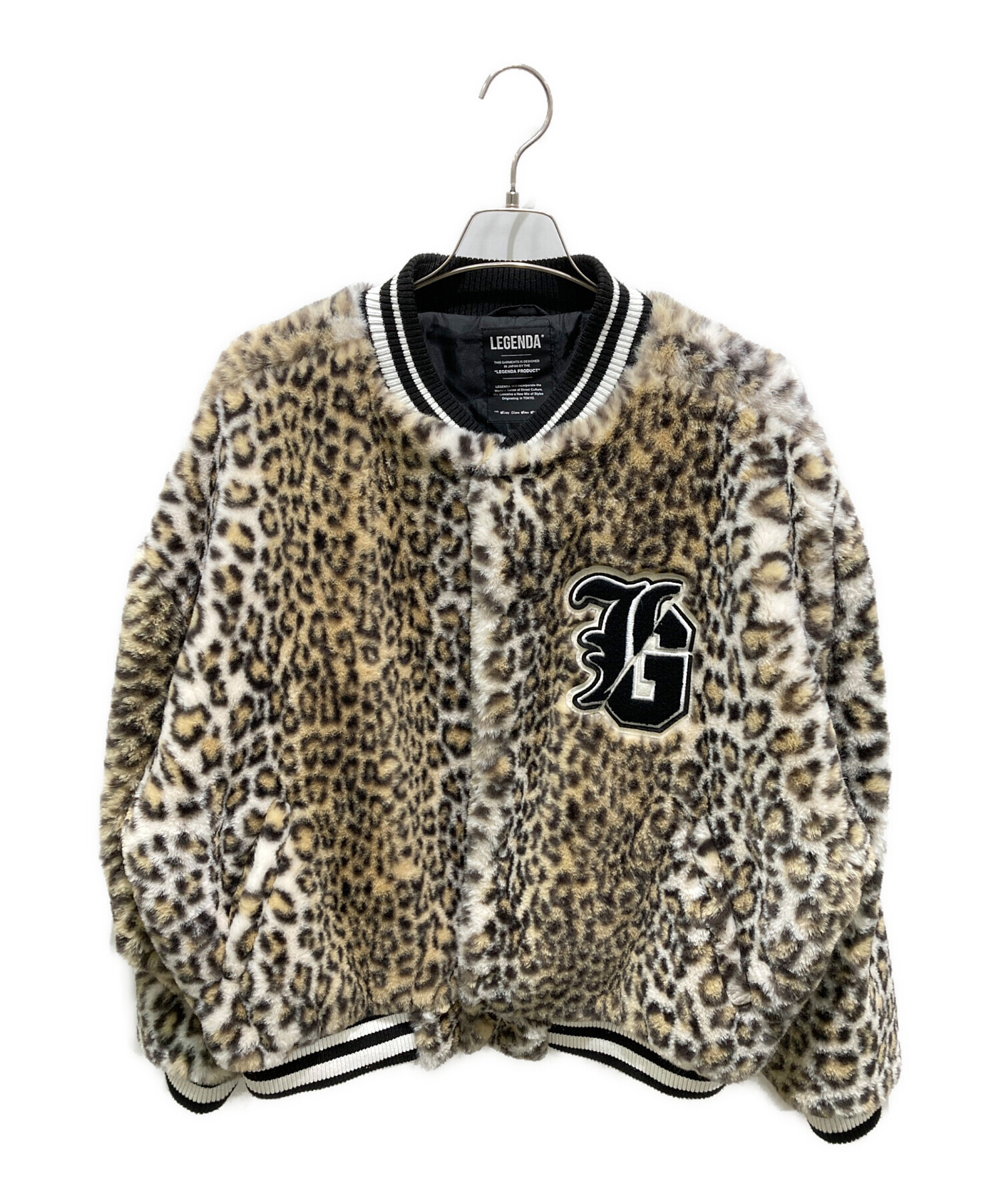 中古・古着通販】LEGENDA (レジェンダ) LG Logo Fur Award Jacket 
